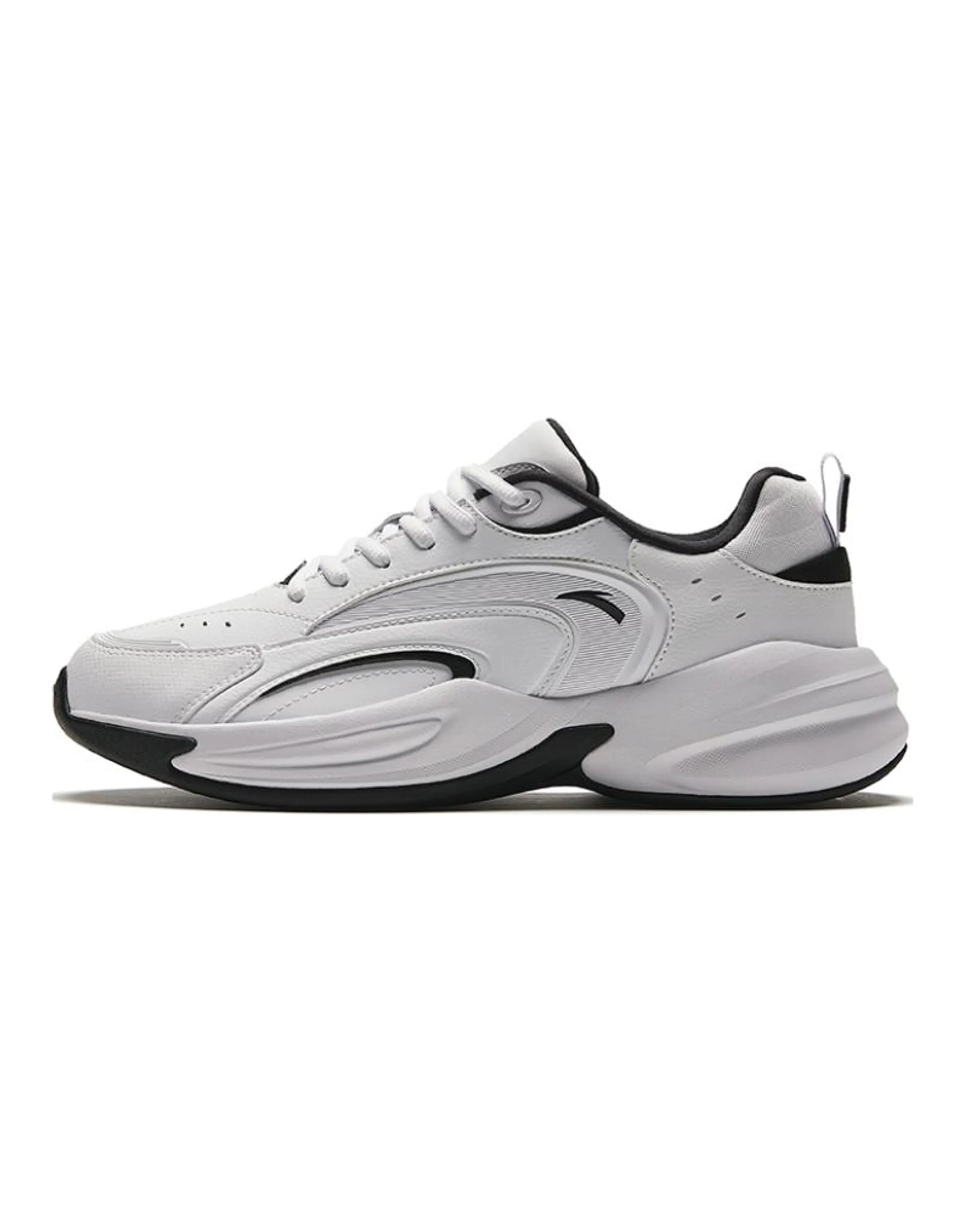 Anta Cushioning Lightweight Low-Top Chunky Sneakers Men's White