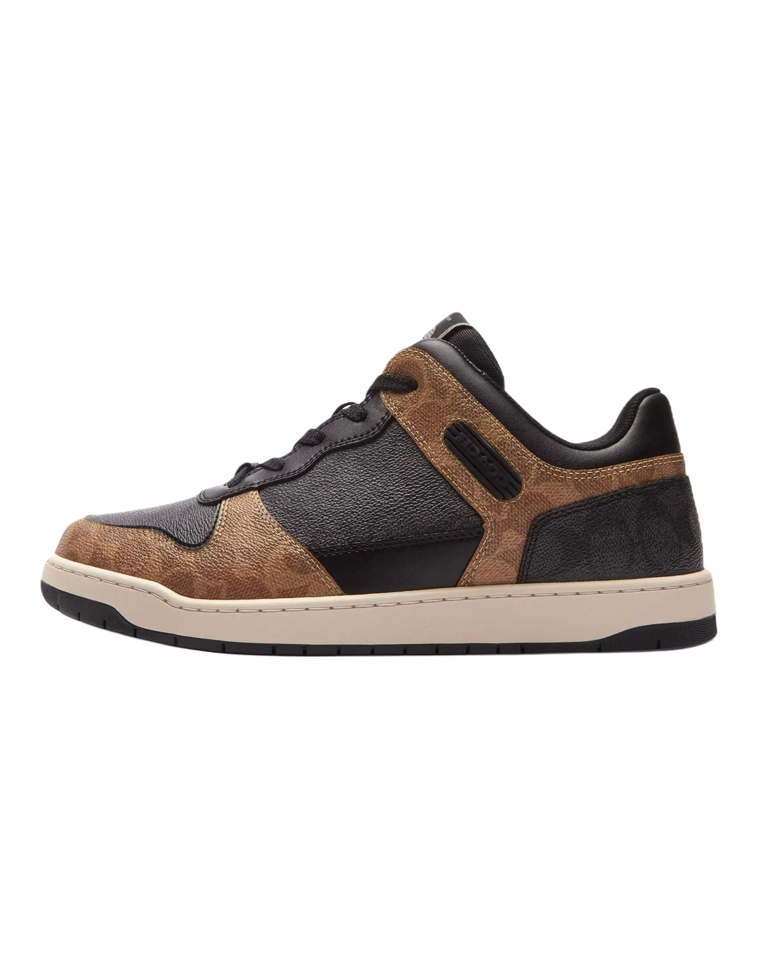 COACH Low-Top Skateboard Shoes Men's Brown Black