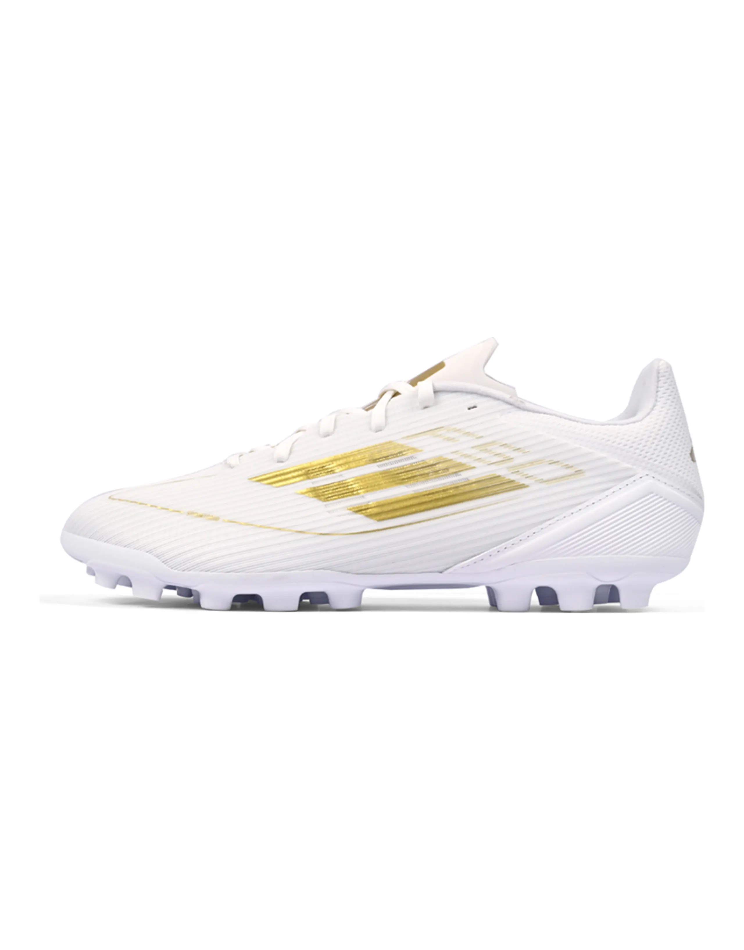 Adidas F50 League Soccer Shoes Unisex White Gold