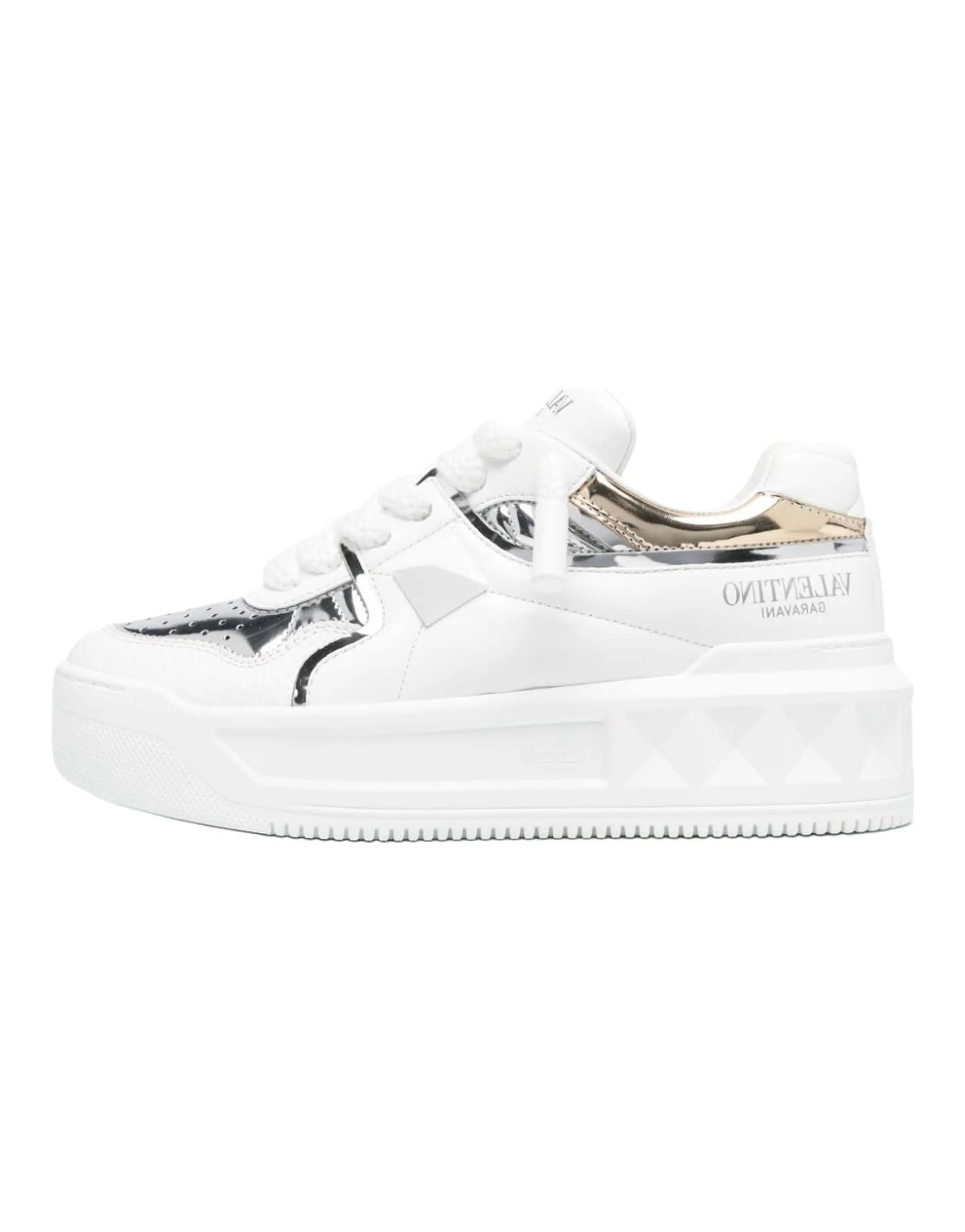 Valentino GARAVANI Low Top Skateboard Shoes 4.5cm Women's White