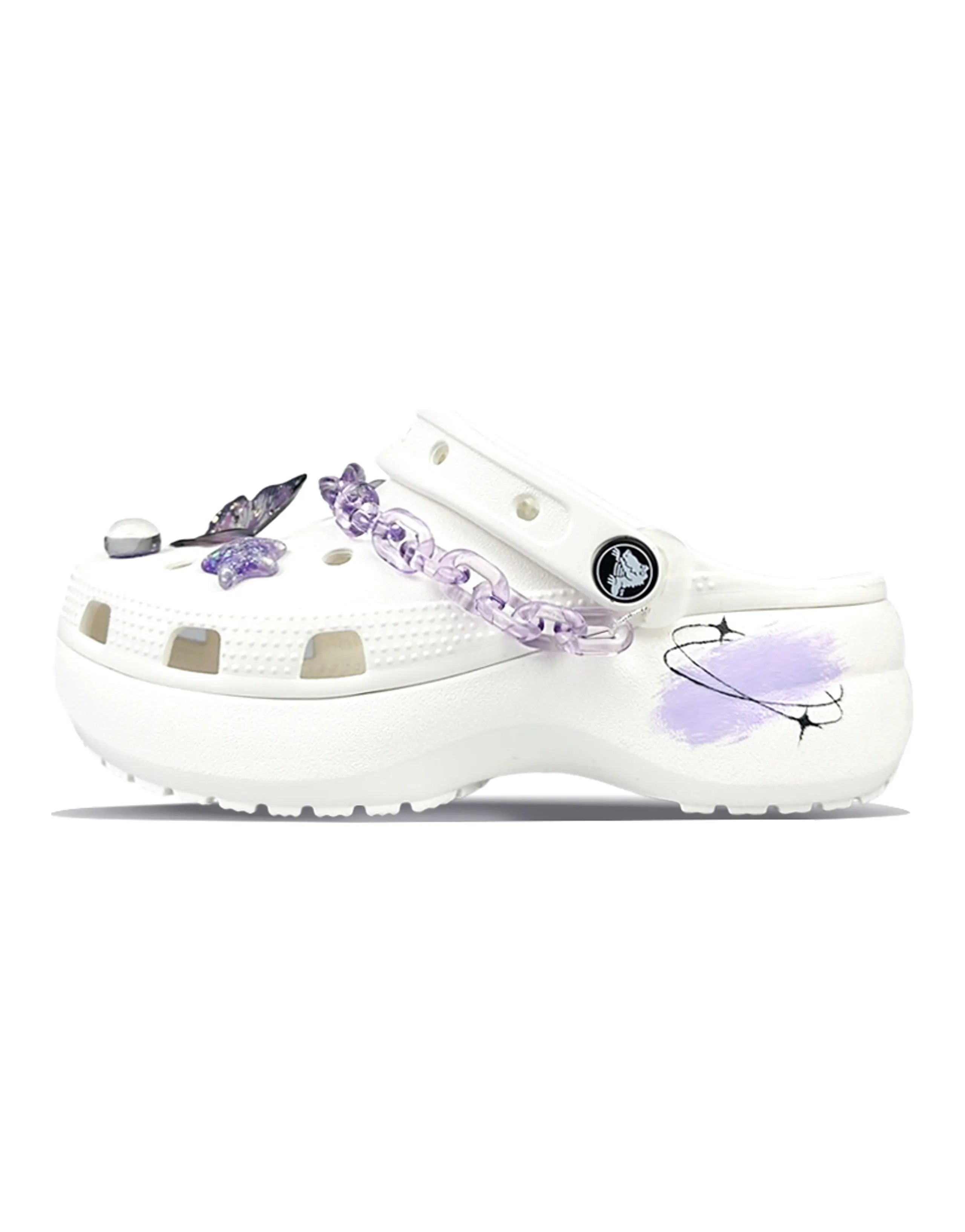 Crocs Classic Platform Clog Clogs Women's White