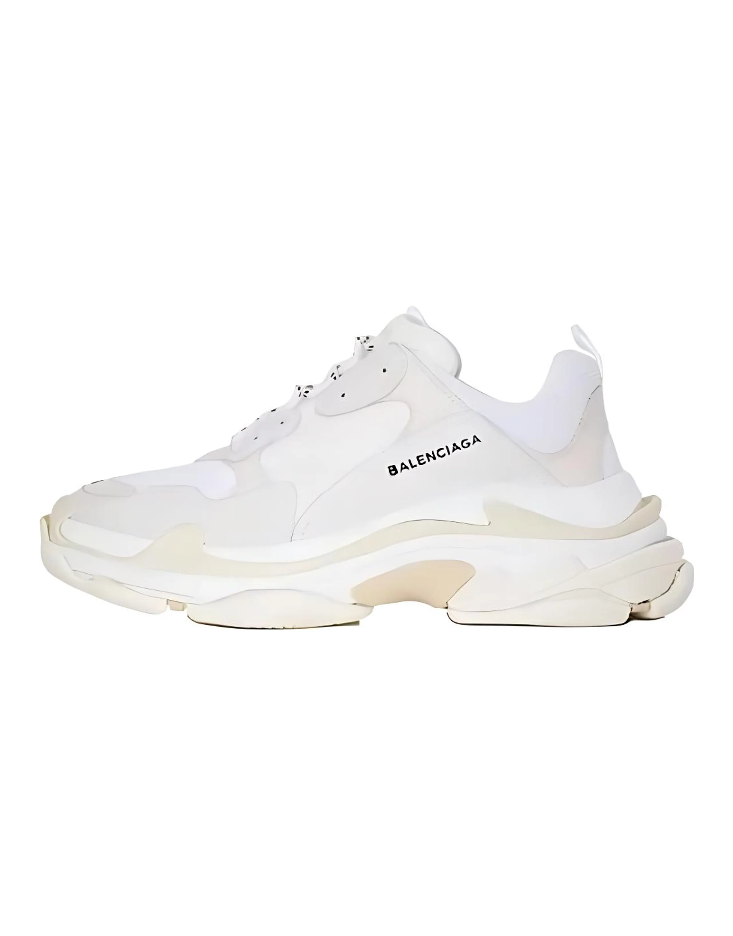 Balenciaga Triple S Low-Top Casual Shoes Women's White