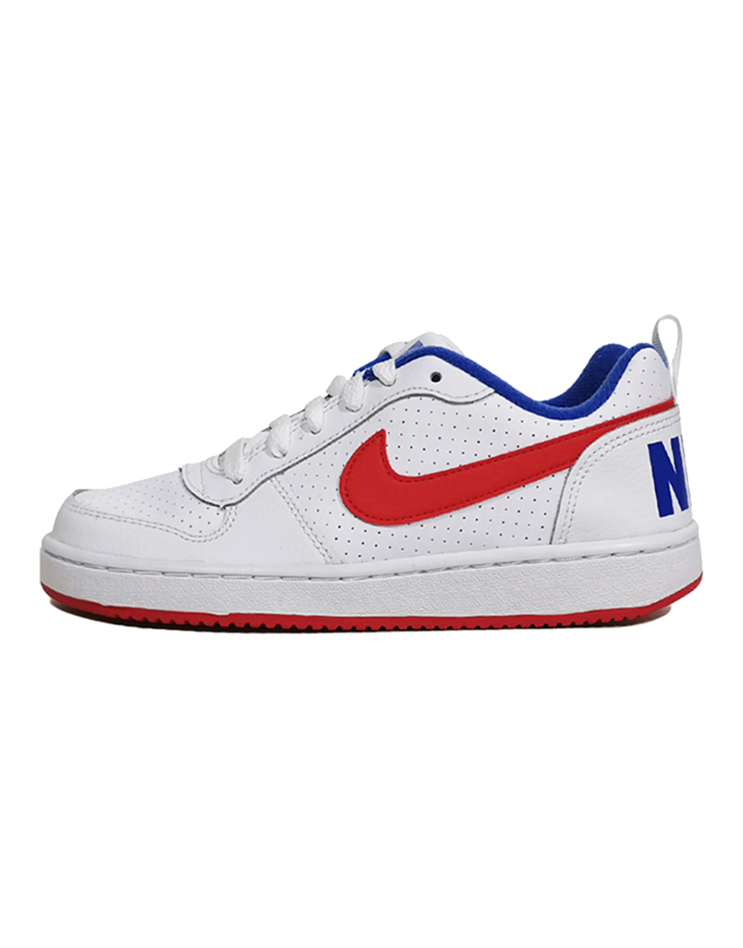 Nike Court Borough Low White Blue Red GS