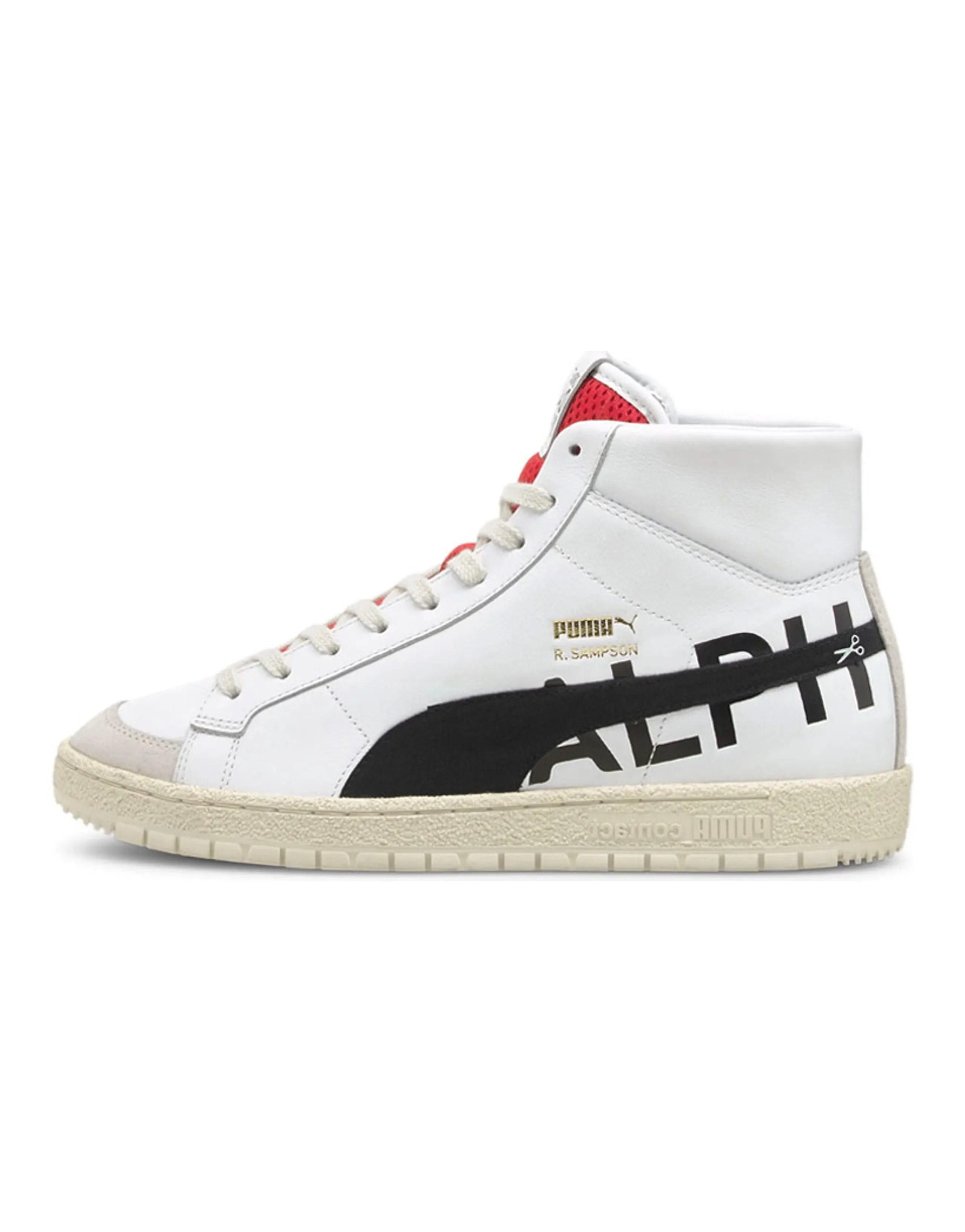 PUMA Ralph Sampson 70 Mid Draft 'White Black Red'