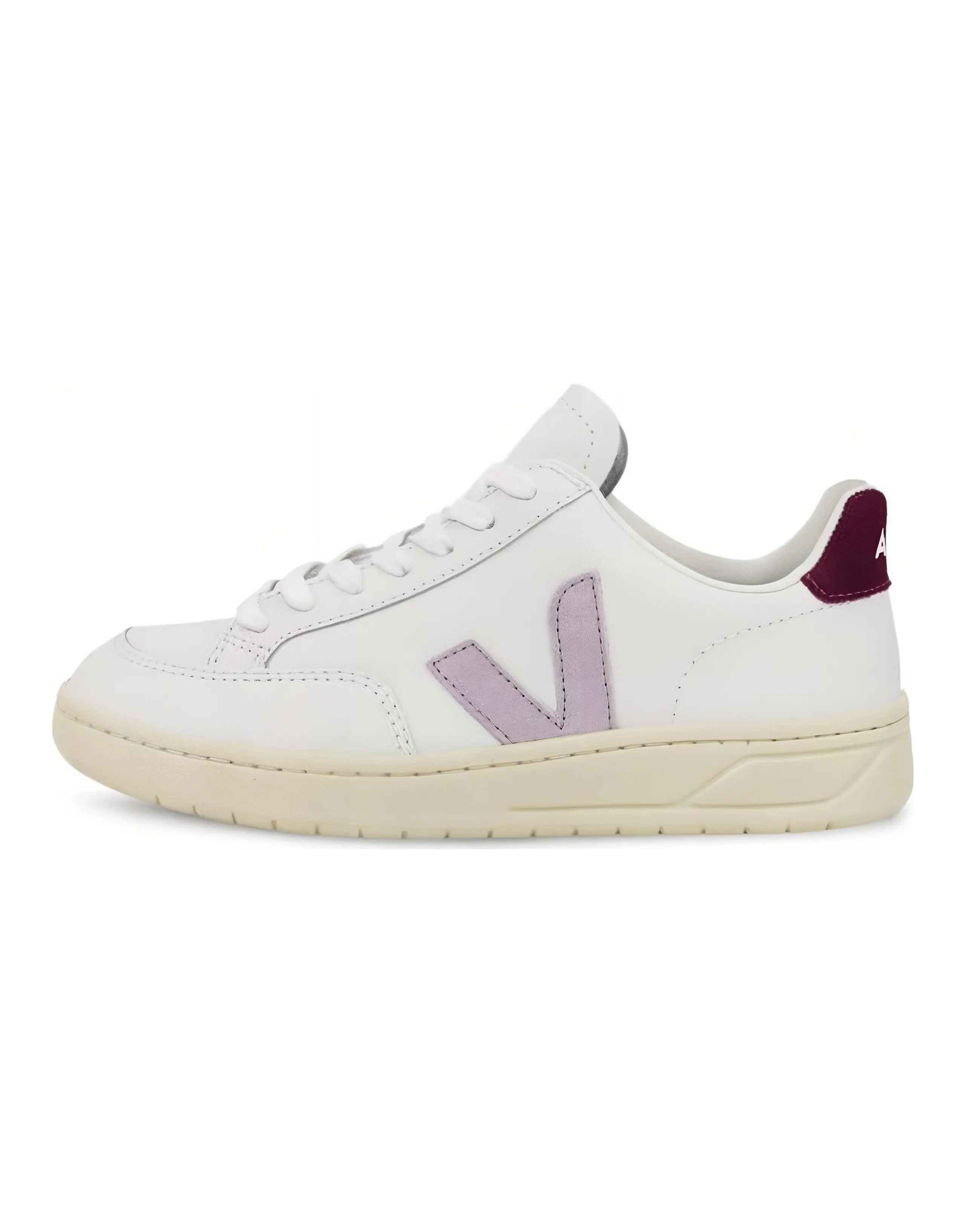 VEJA V-12 Leather Casual Comfort Low-Top Sneakers Unisex White