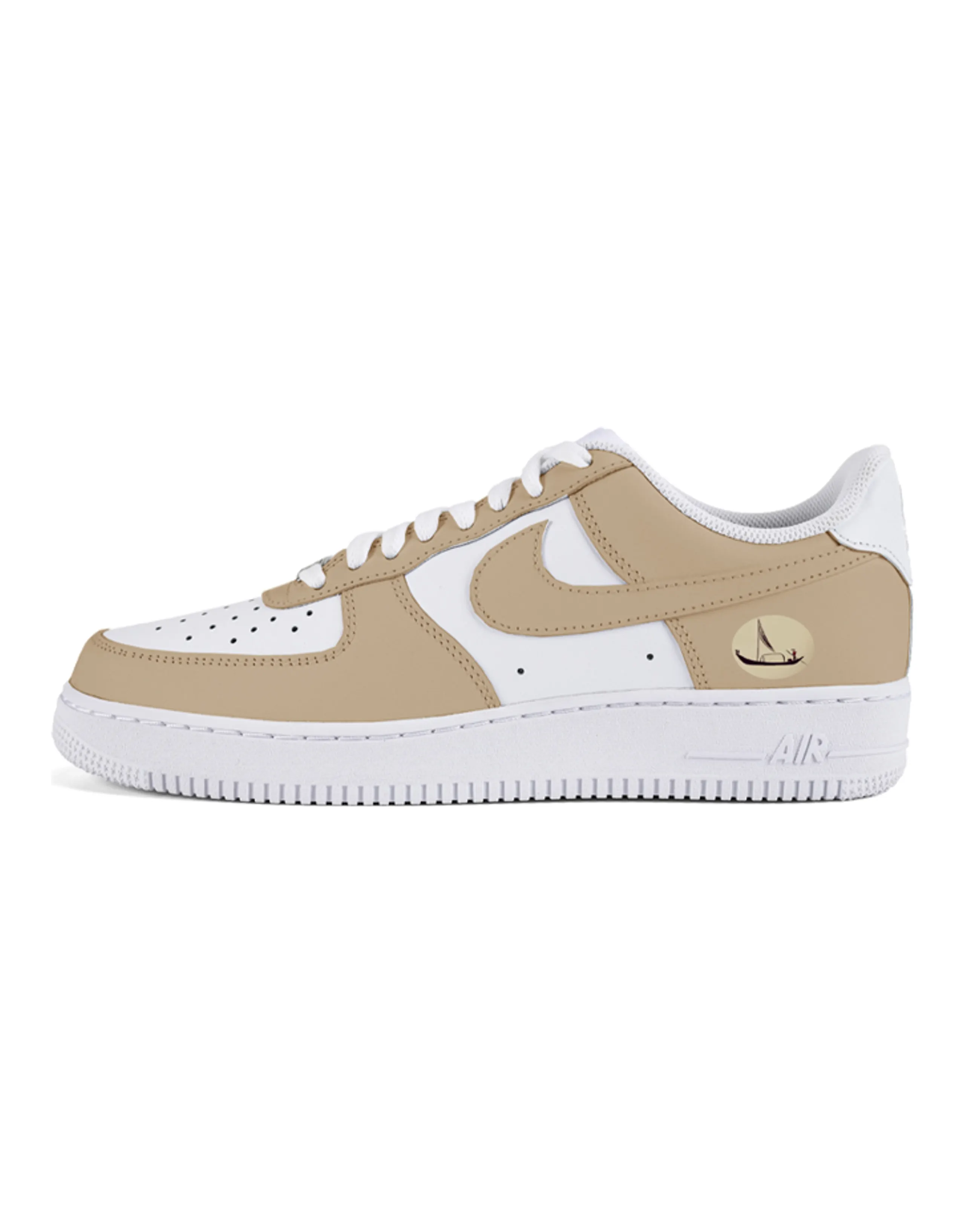 Nike Air Force 1 Low Air Force 1 Low-Top Skateboard Shoes Men's Brown