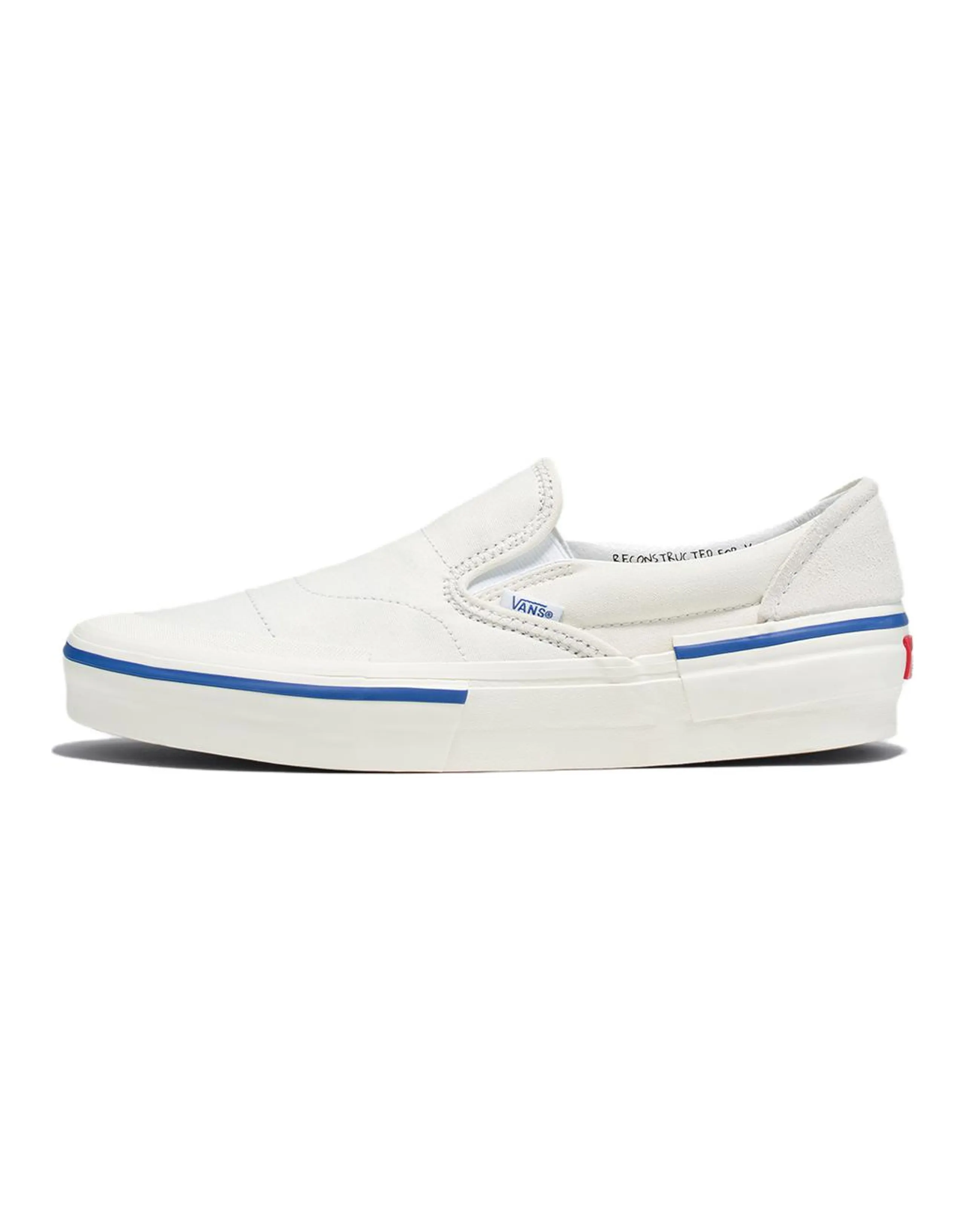 Slip On Vans Reconstruct 'Marshmallow'