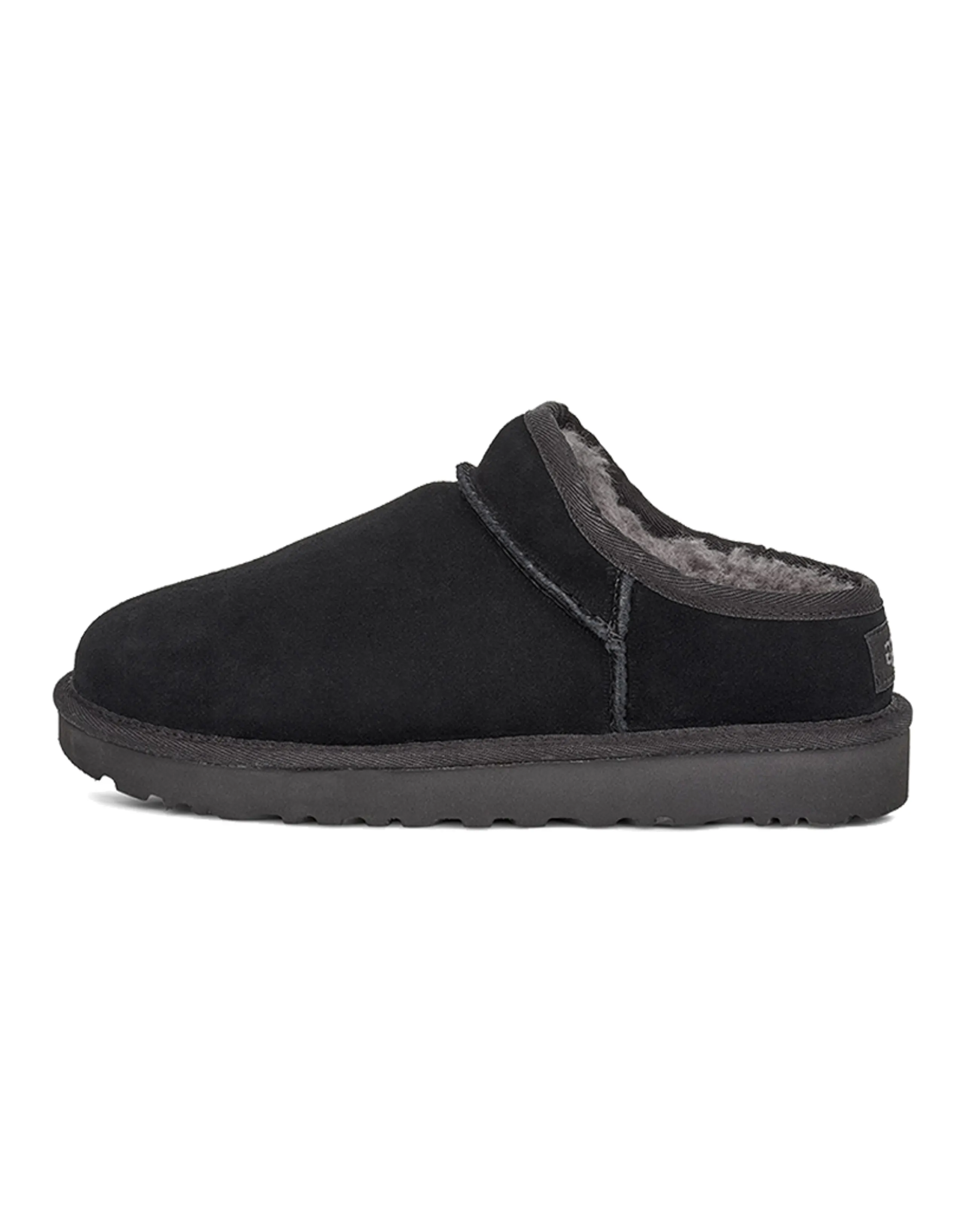 UGG Classic Slippers Fleece Lined Black Women's