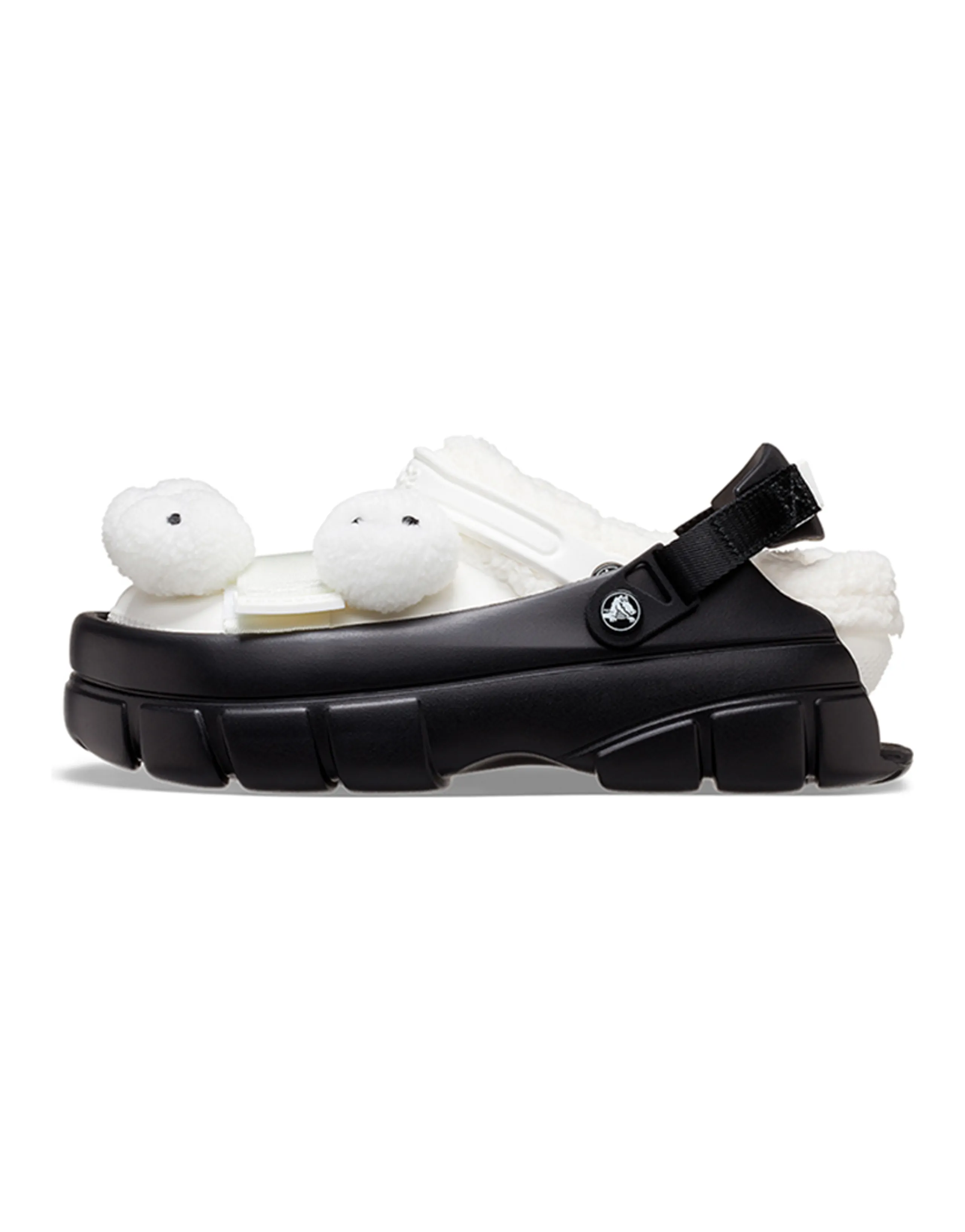 SANKUANZ x Crocs Classic Clog Beach Sandals Unisex Black White