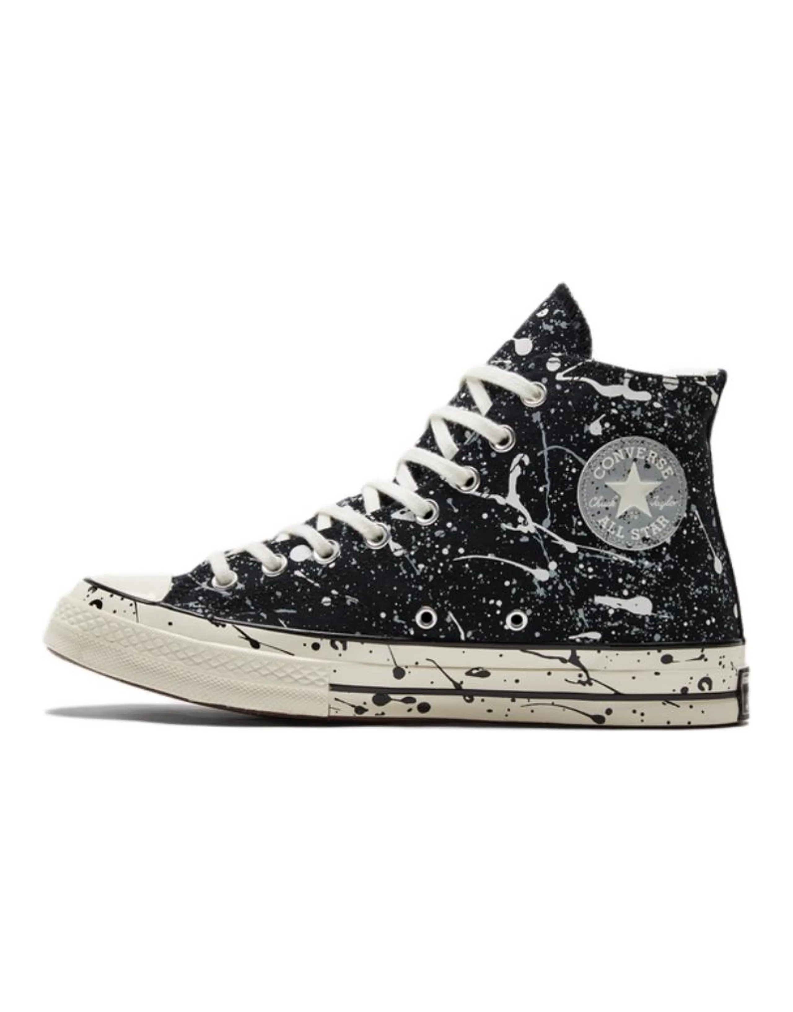 Converse Chuck Taylor All Star 70 Hi Archive Paint Splatter Black White