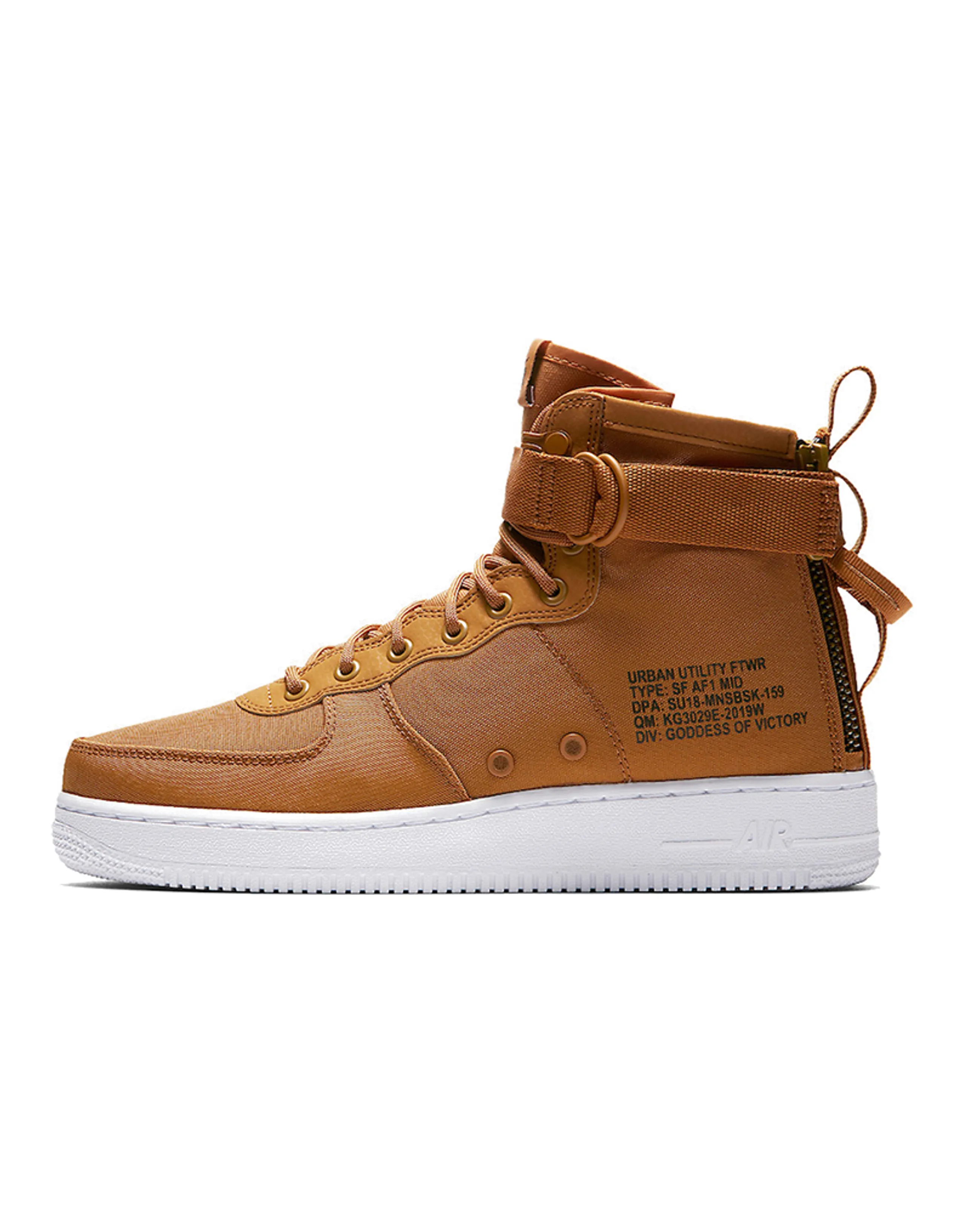 Nike Sf Air Force 1 Mid Desert Ochre