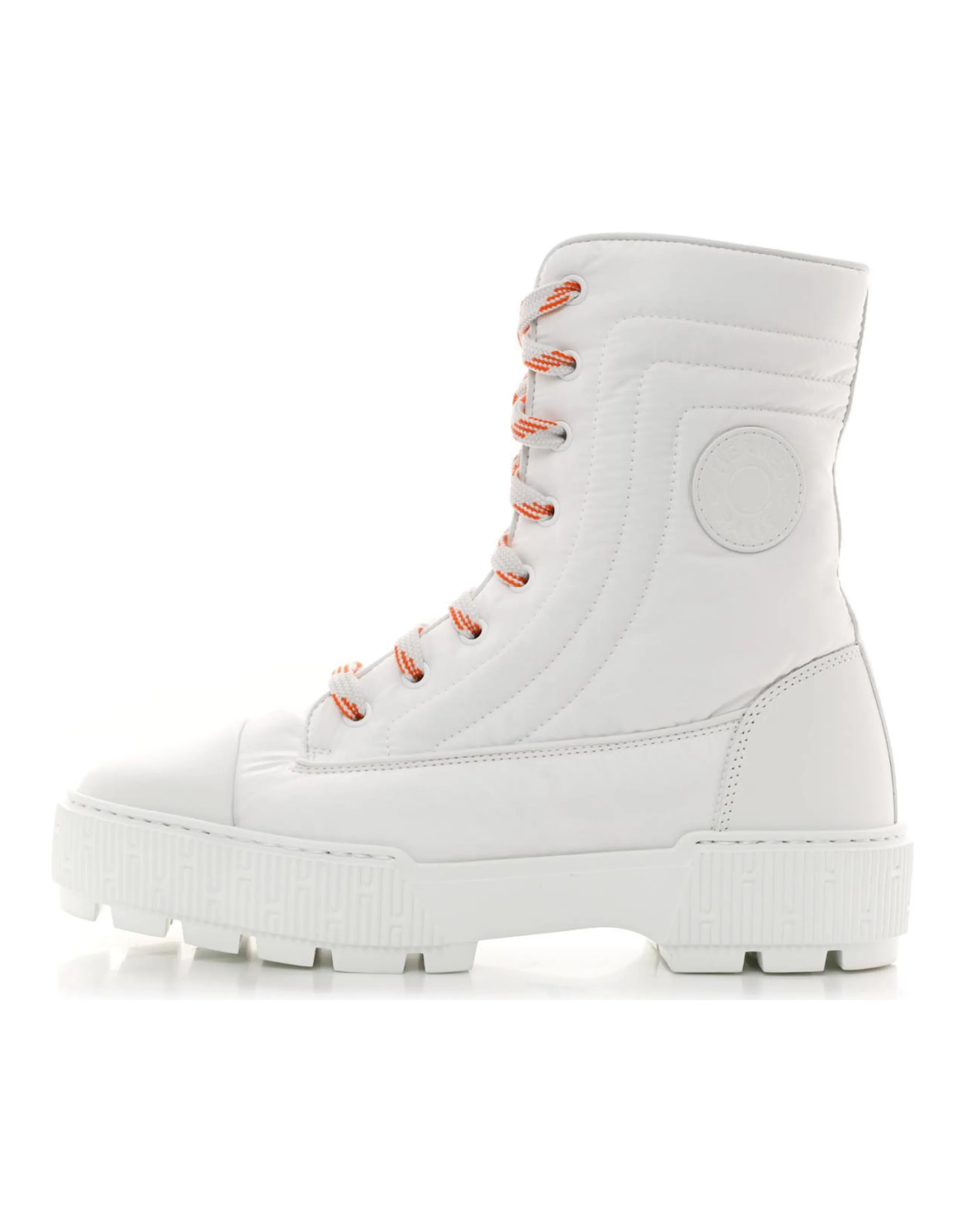HERMES Fresh Short Martin Boot Women's White