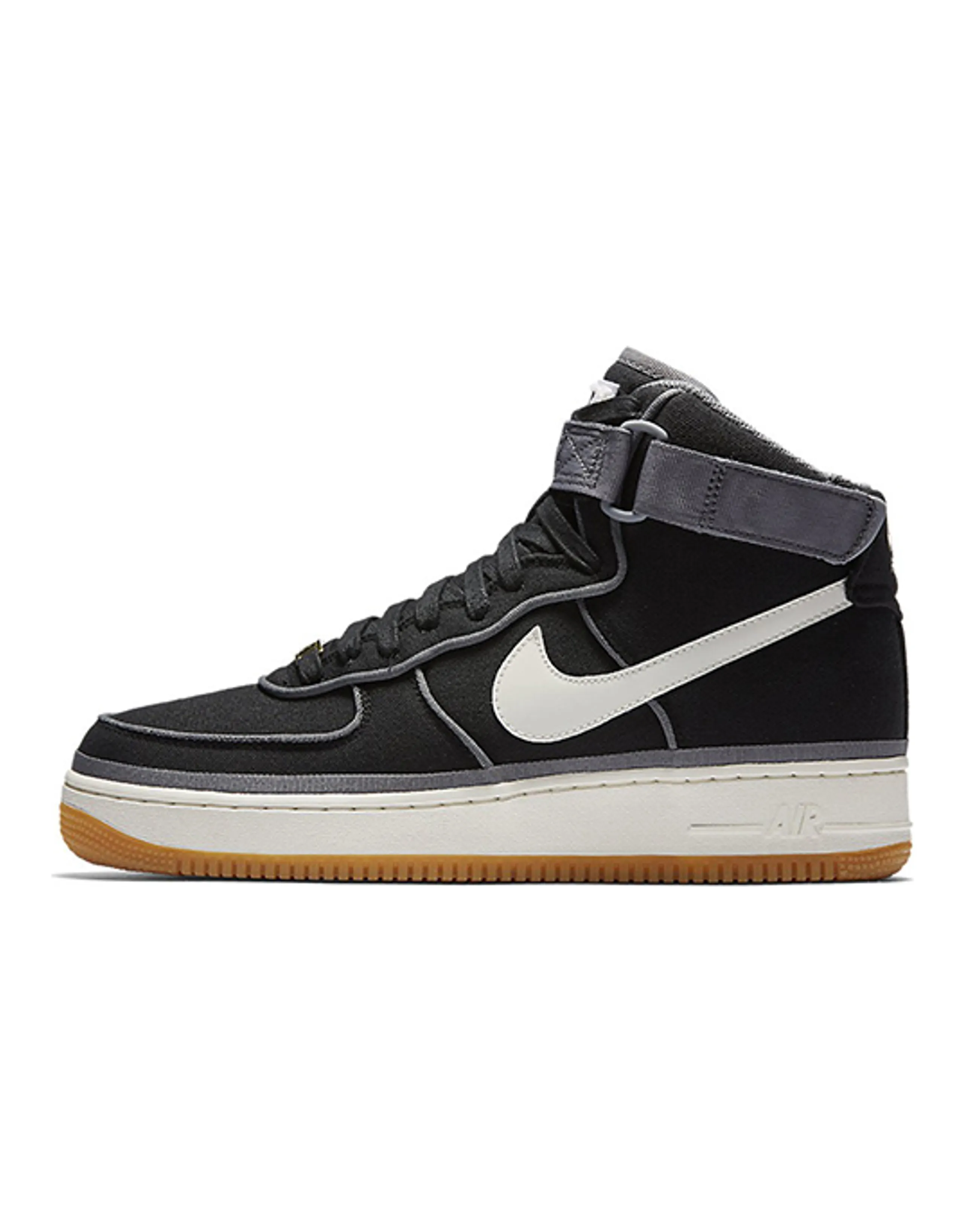 Nike Air Force 1 High '07 LV8 Black Sail Team Orange