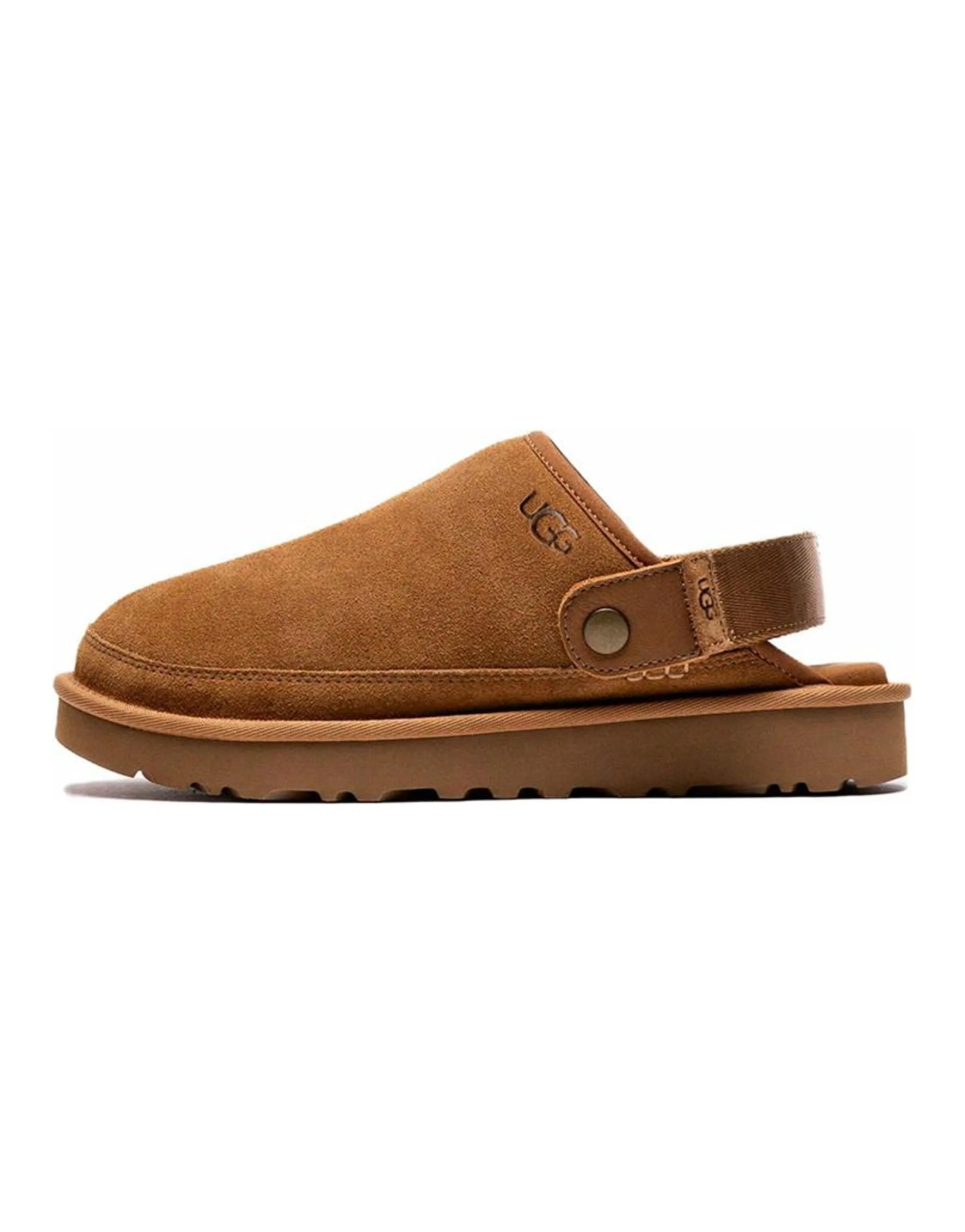 UGG Goldencoast Clog Shiny Gold Collection Gold Coast Krog 2.0 Casual Shoes Men's Chestnut