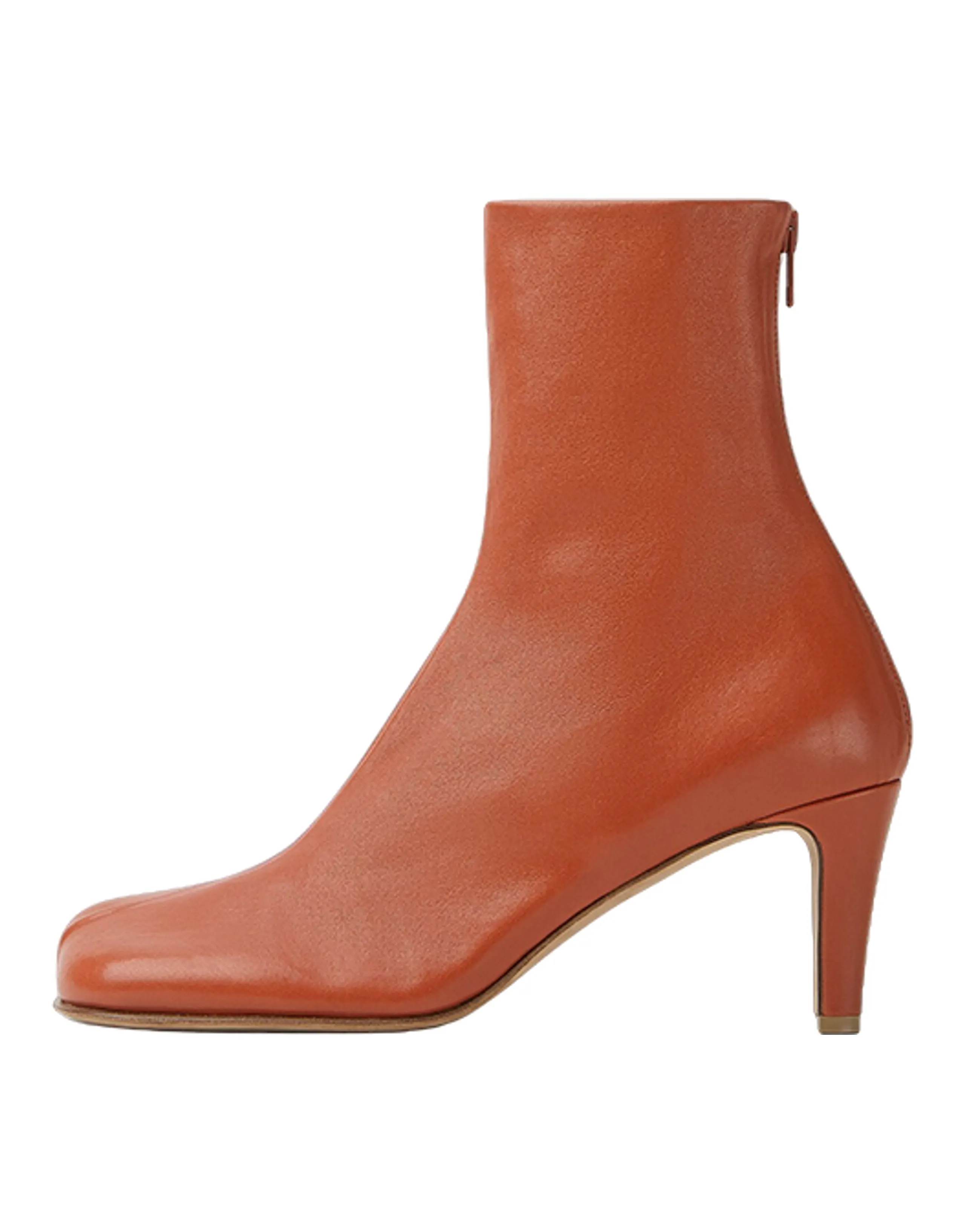 Bottega Veneta Leather Ankle Boot Brown Women's