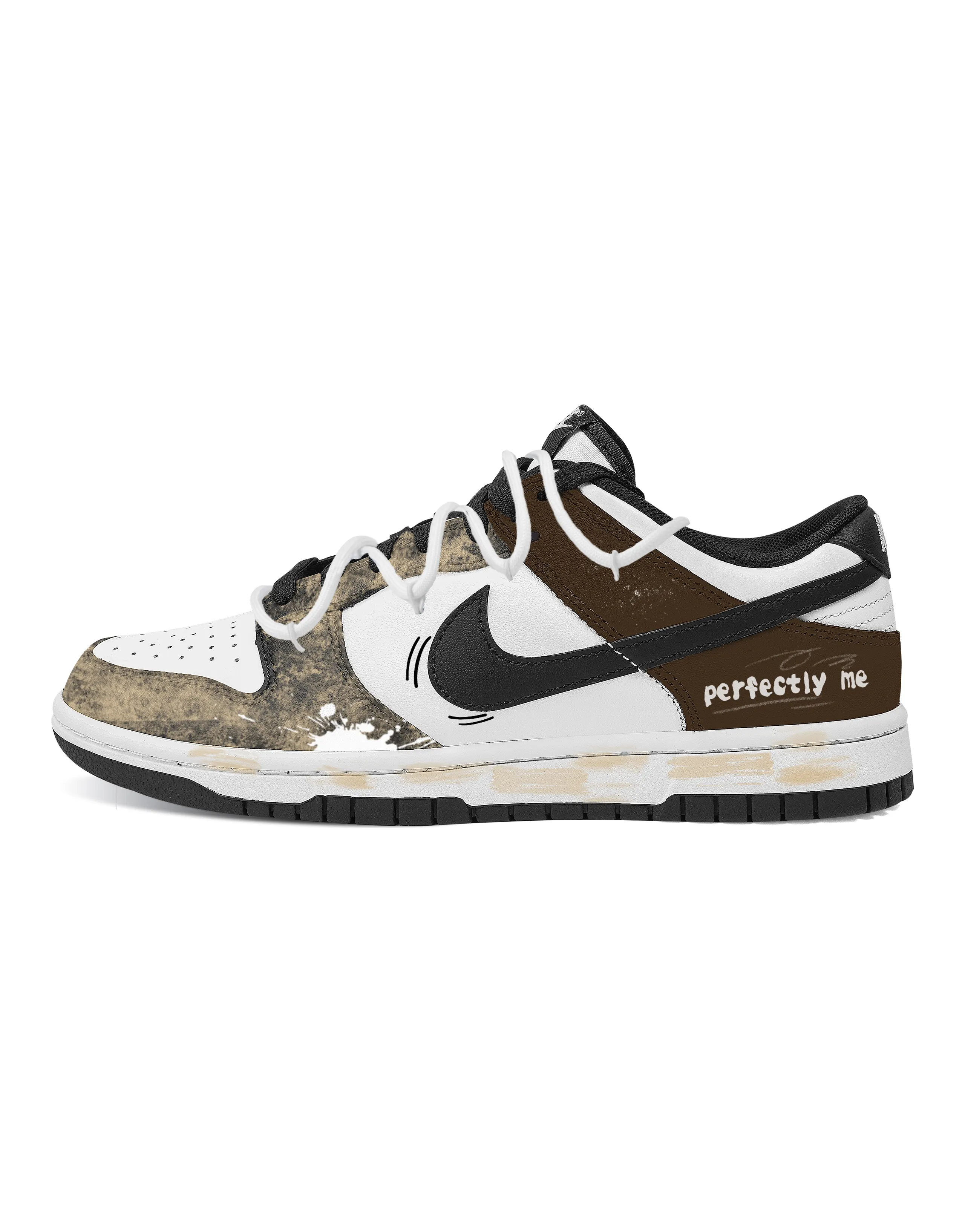 Nike Dunk 'Autumn Marled' Low-Top Sneakers Unisex Brown White