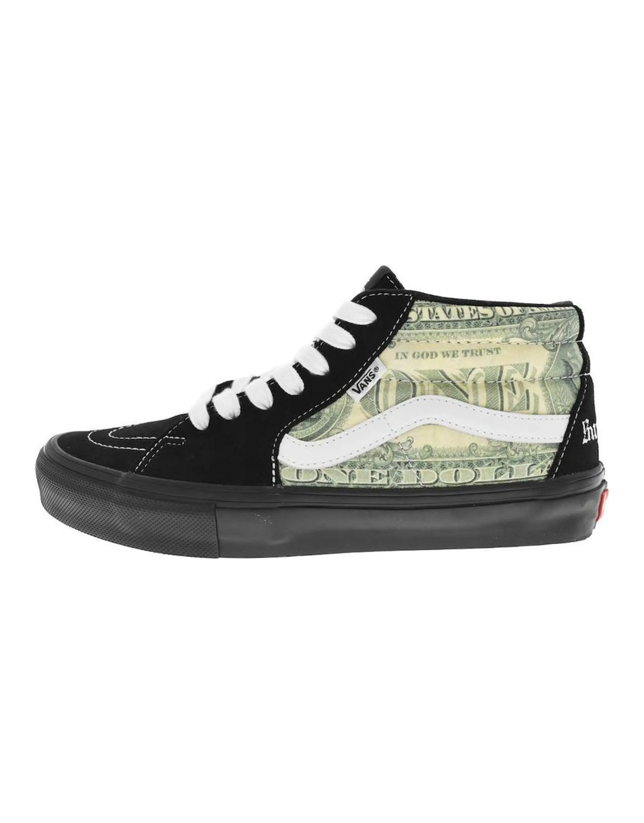 Vans Supreme X Vans Skate Grosso Mid 'Dollar Bill   Black'