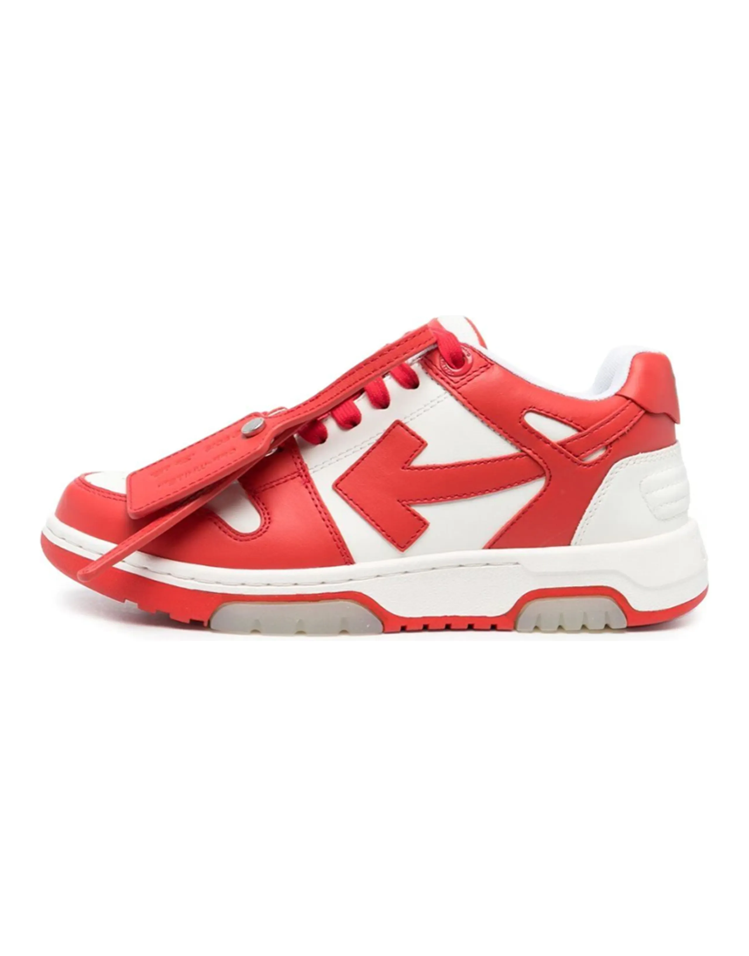OFF WHITE Off Court 3.0 Low tops Leisure Sneakers Red/White Women's