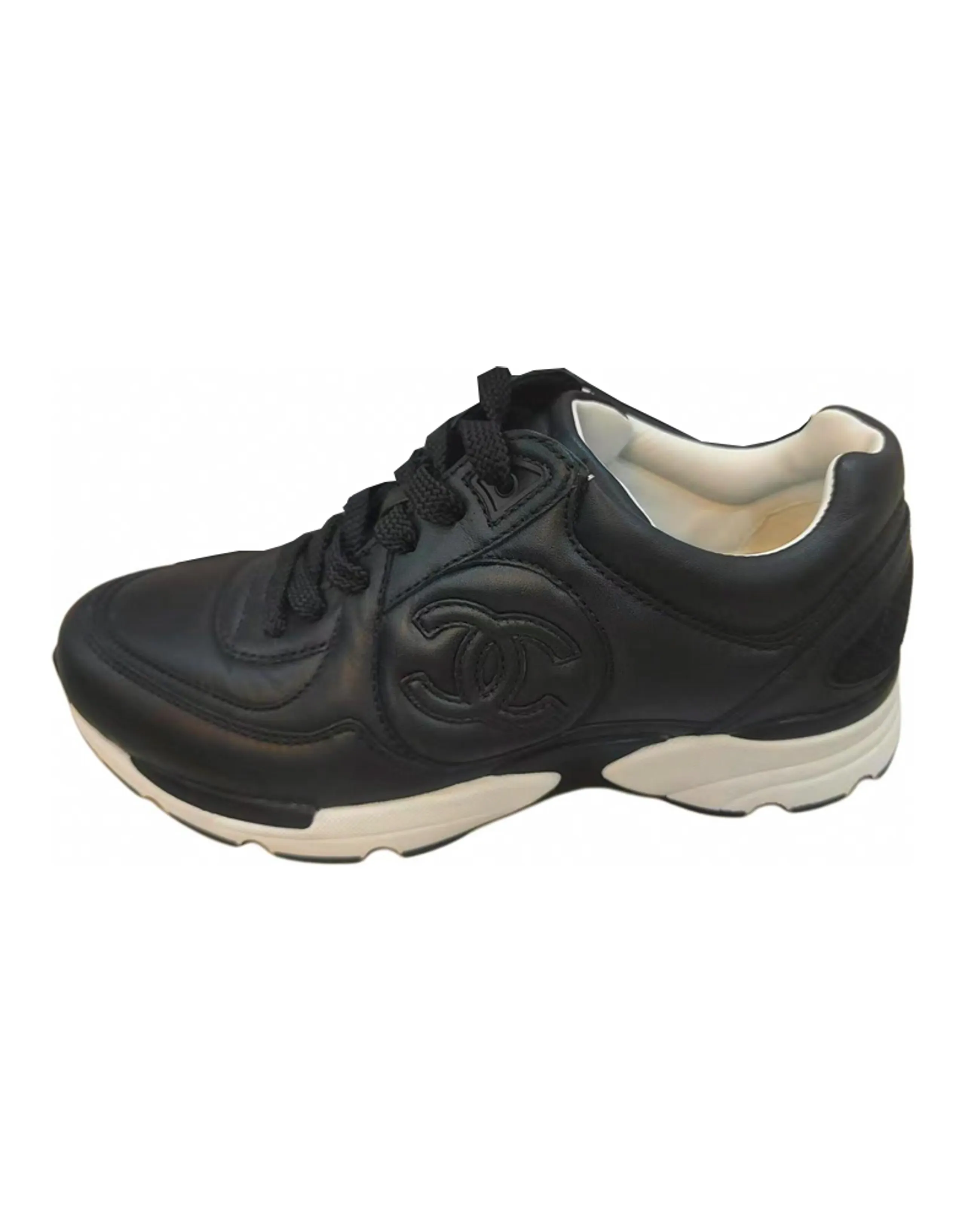 CHANEL Low-Top Casual Shoes Women's Black