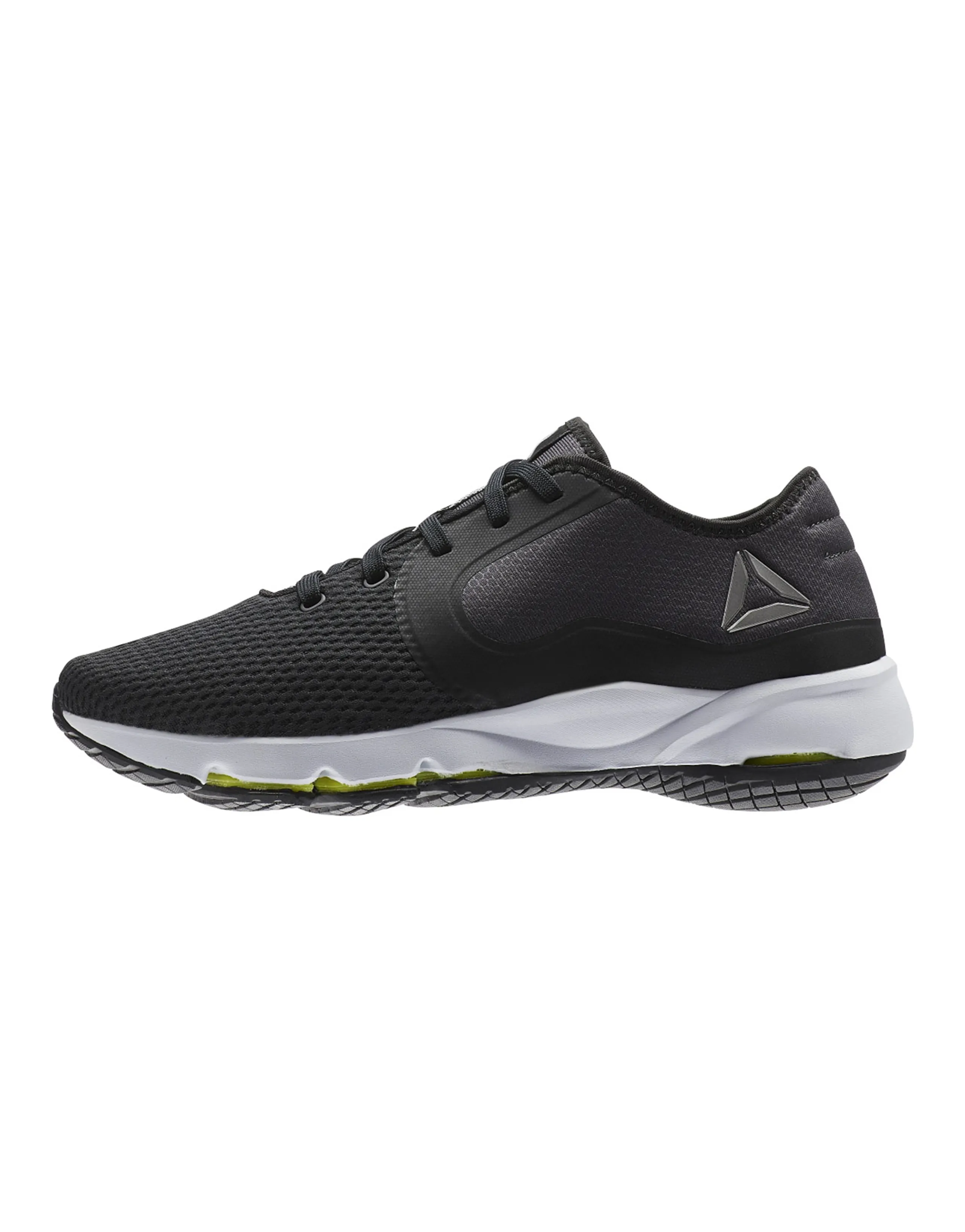Reebok Cloudride Dmx 2.0 Lace-Up Mesh Breathable Wear-Resistant Low-Top Running Shoes Men's Black Grey