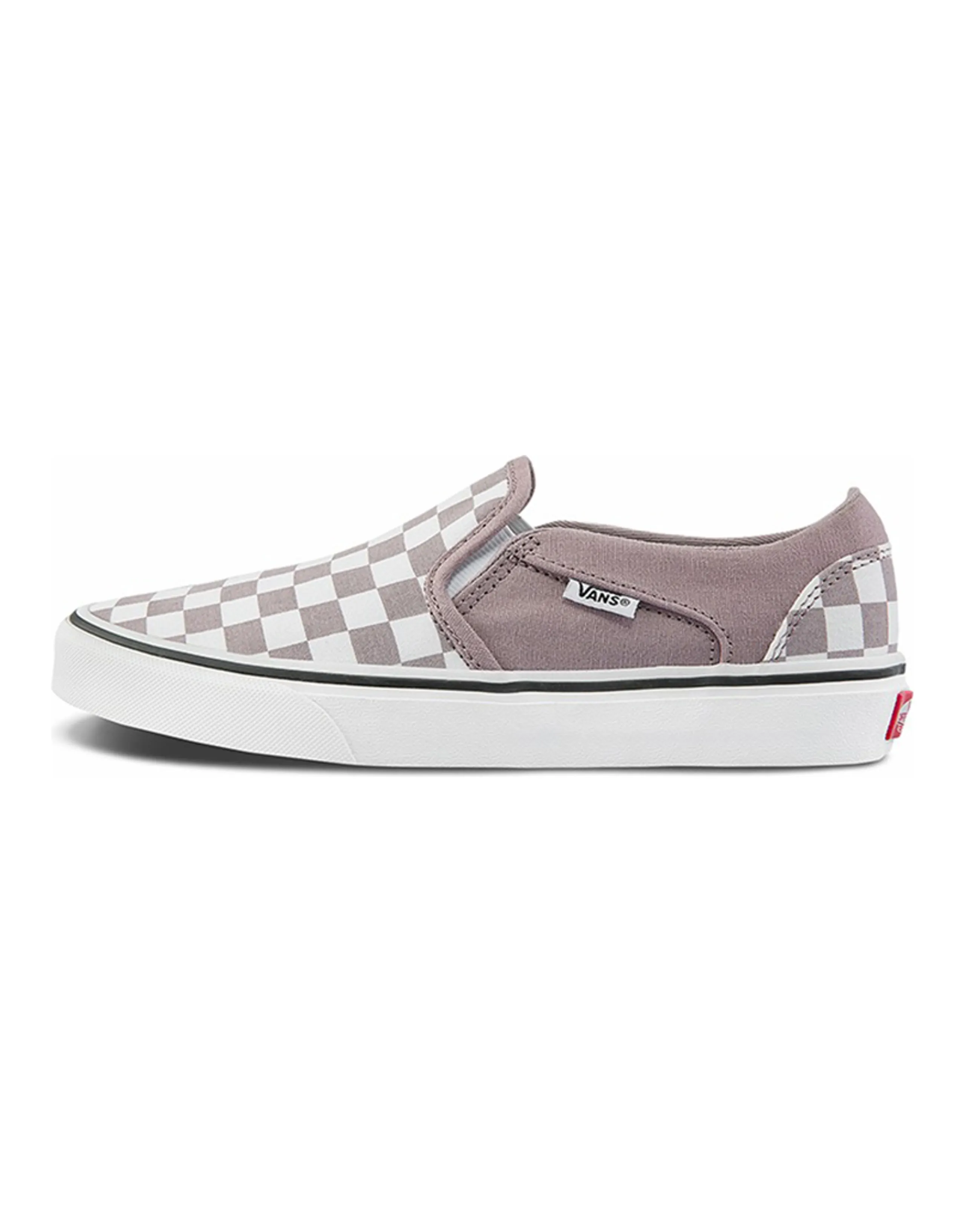 Vans Asher Checkerboard 'Gray White' Women's