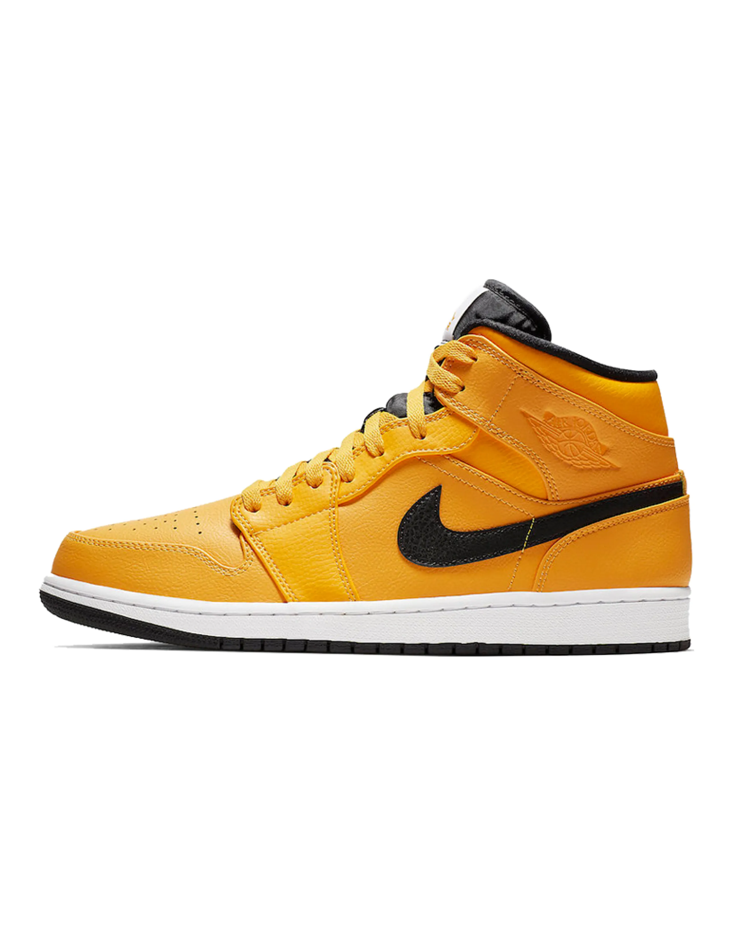 Jordan 1 Mid University Gold Black