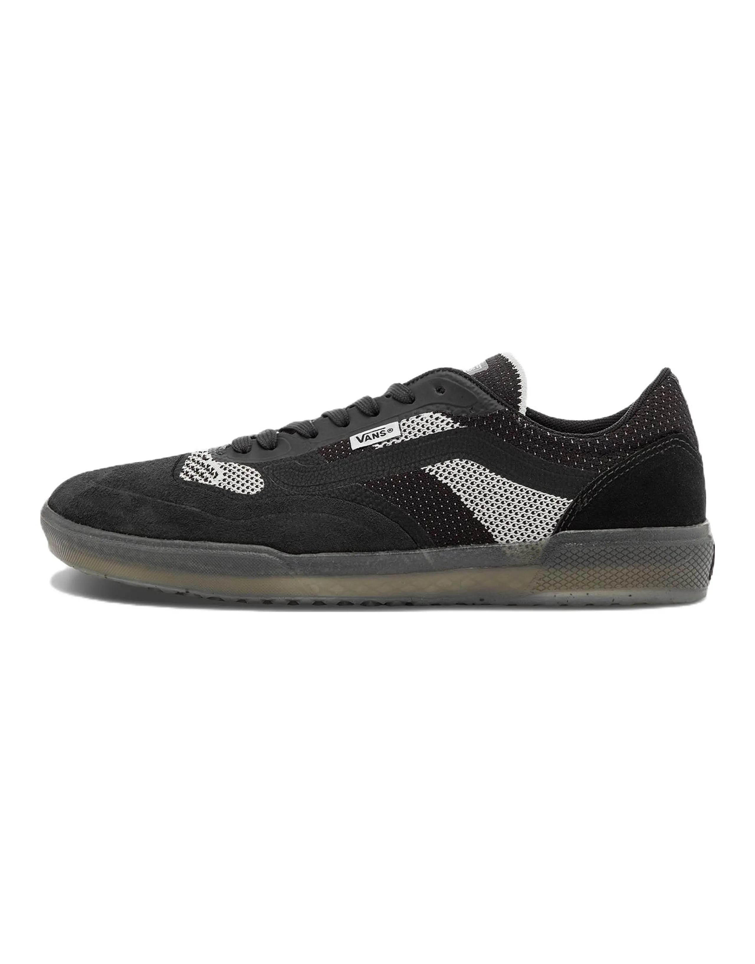 Vans Ave Classic Vcu Anti-Slip Wear-Resistant Lightweight Breathable Low-Top Skateboard Shoes Unisex Black White