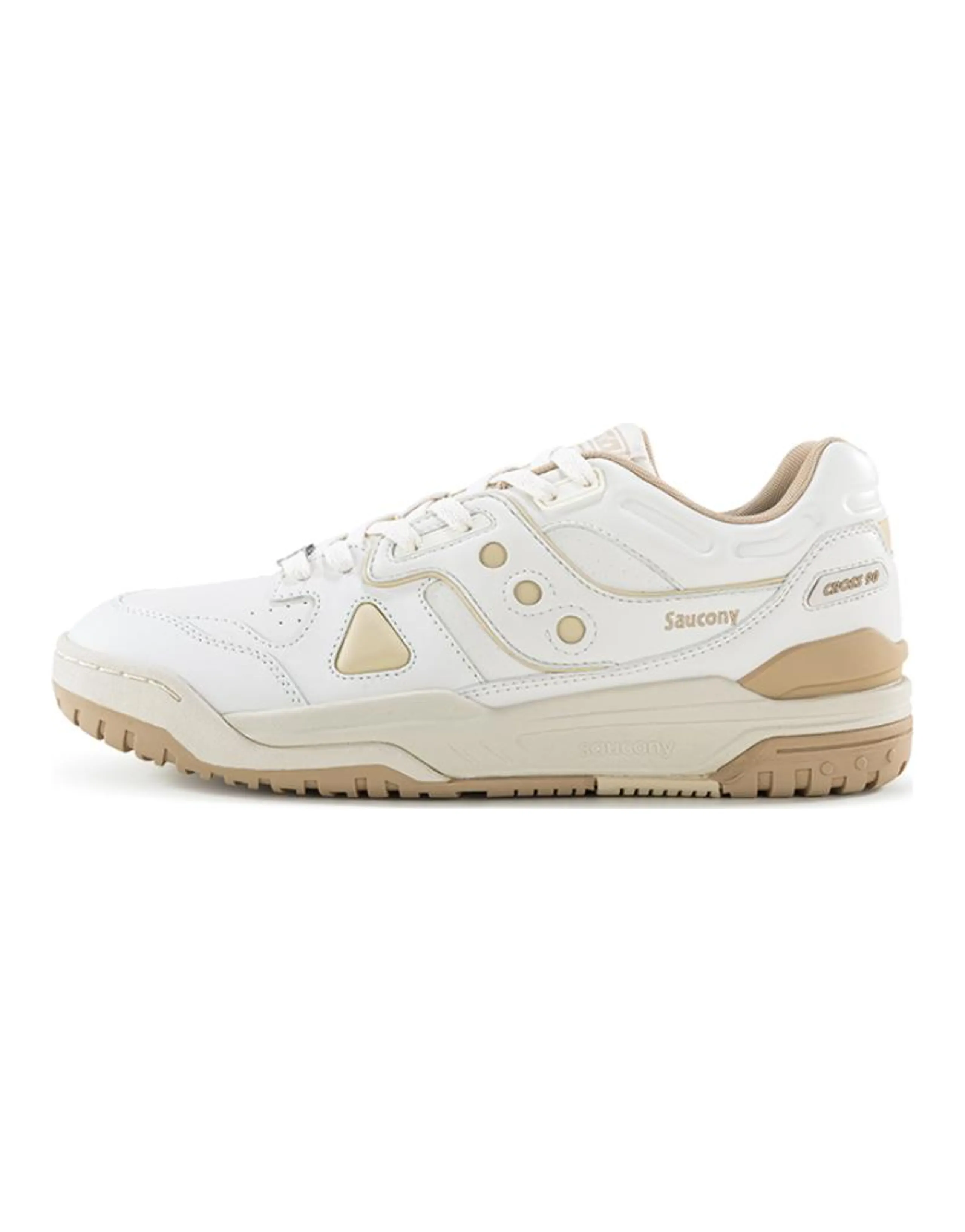 Saucony Cross 90 Abrasion Resistant Slip Resistant Low Top Skateboard Shoes Unisex Khaki