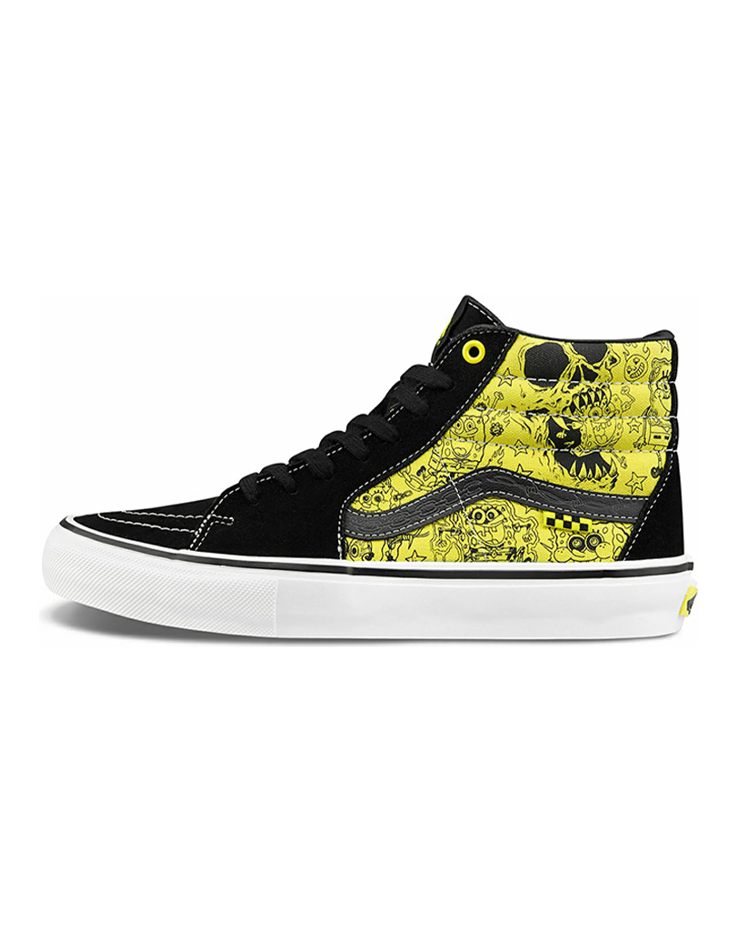 Vans Mike Gigliotti X SpongeBob SquarePants X Skate Sk8 Hi 'Black Yellow'