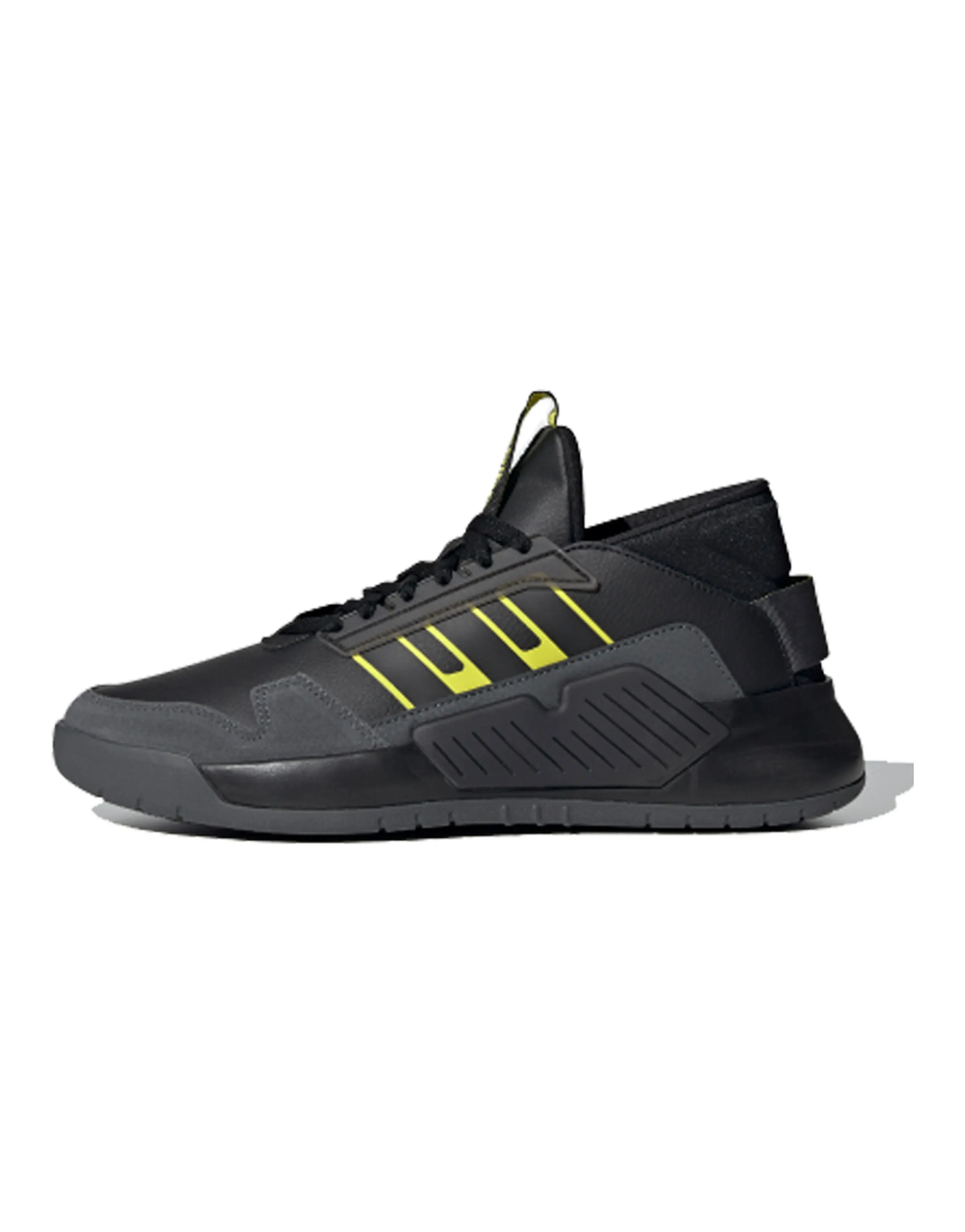 Adidas Neo Bball90s 'Black Gray Yellow'
