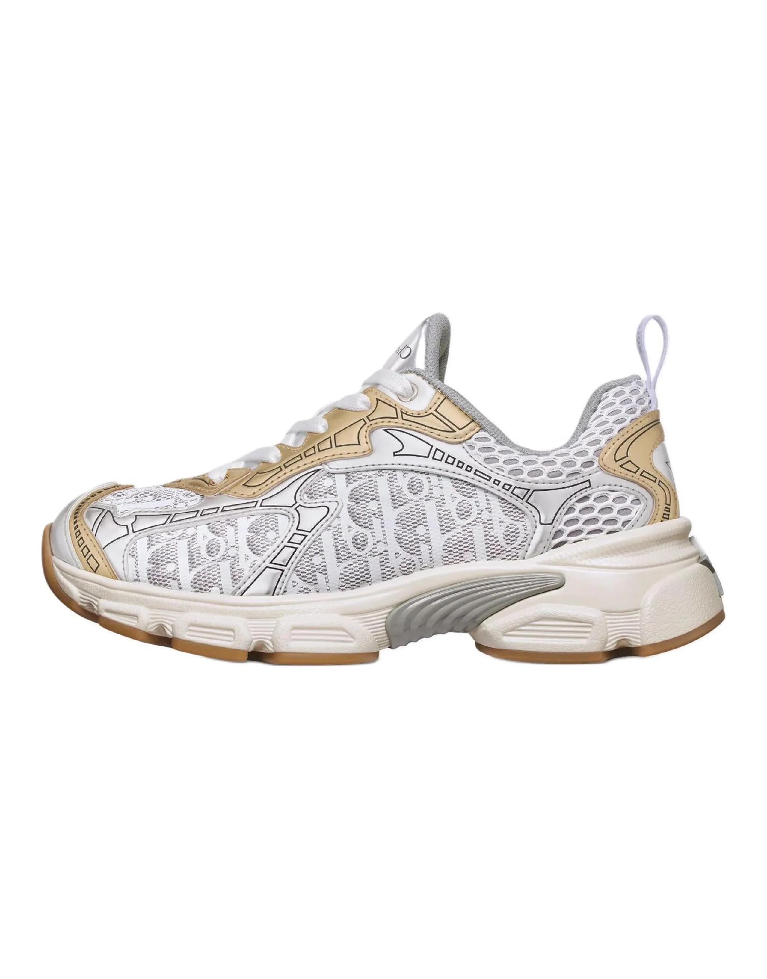 DIOR Vibe Low-Top Casual Shoes Women's Silver