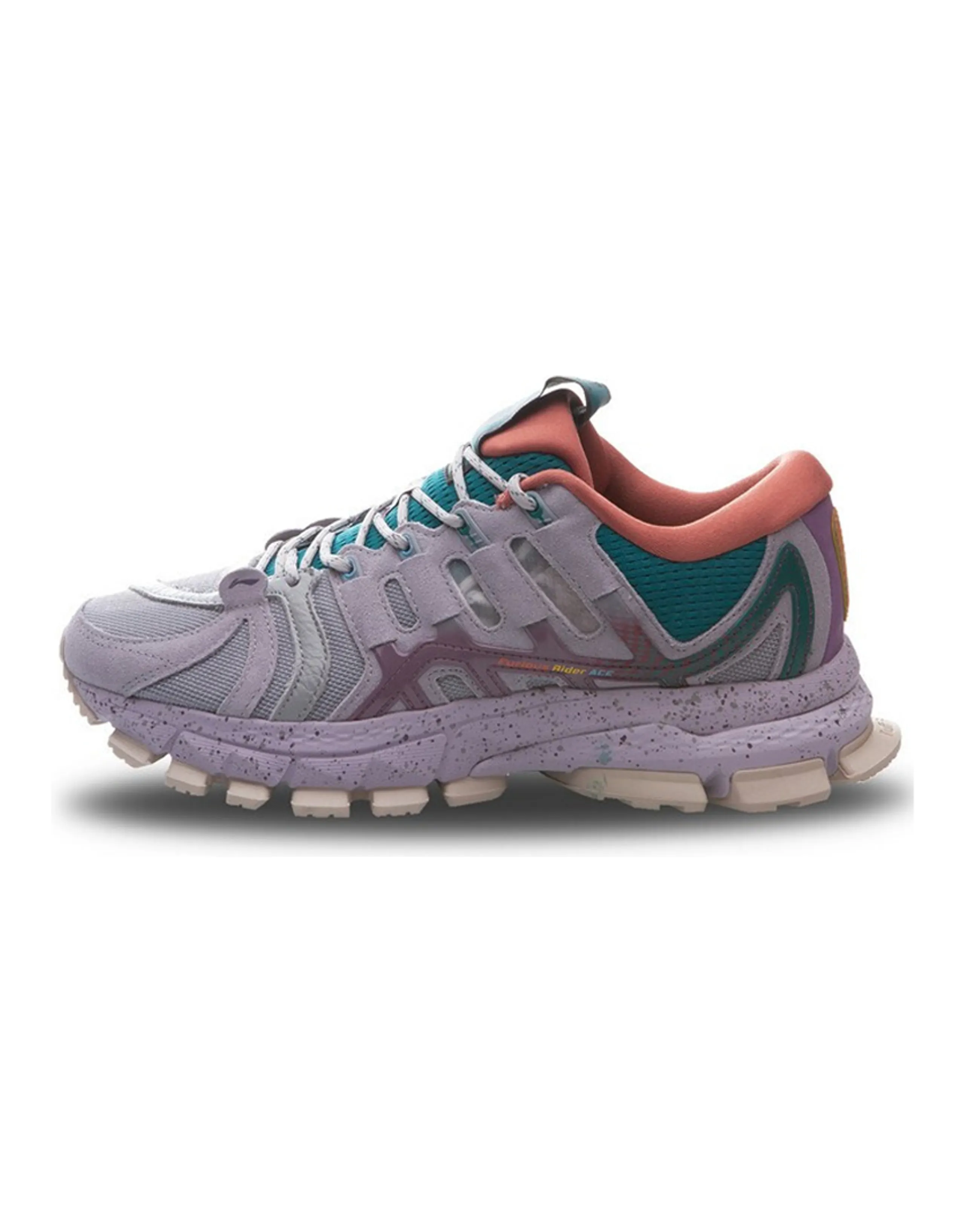 LiNing Cushioning Rebound Coverage Support Low Top Sports Casual Shoes Men's Gray Green