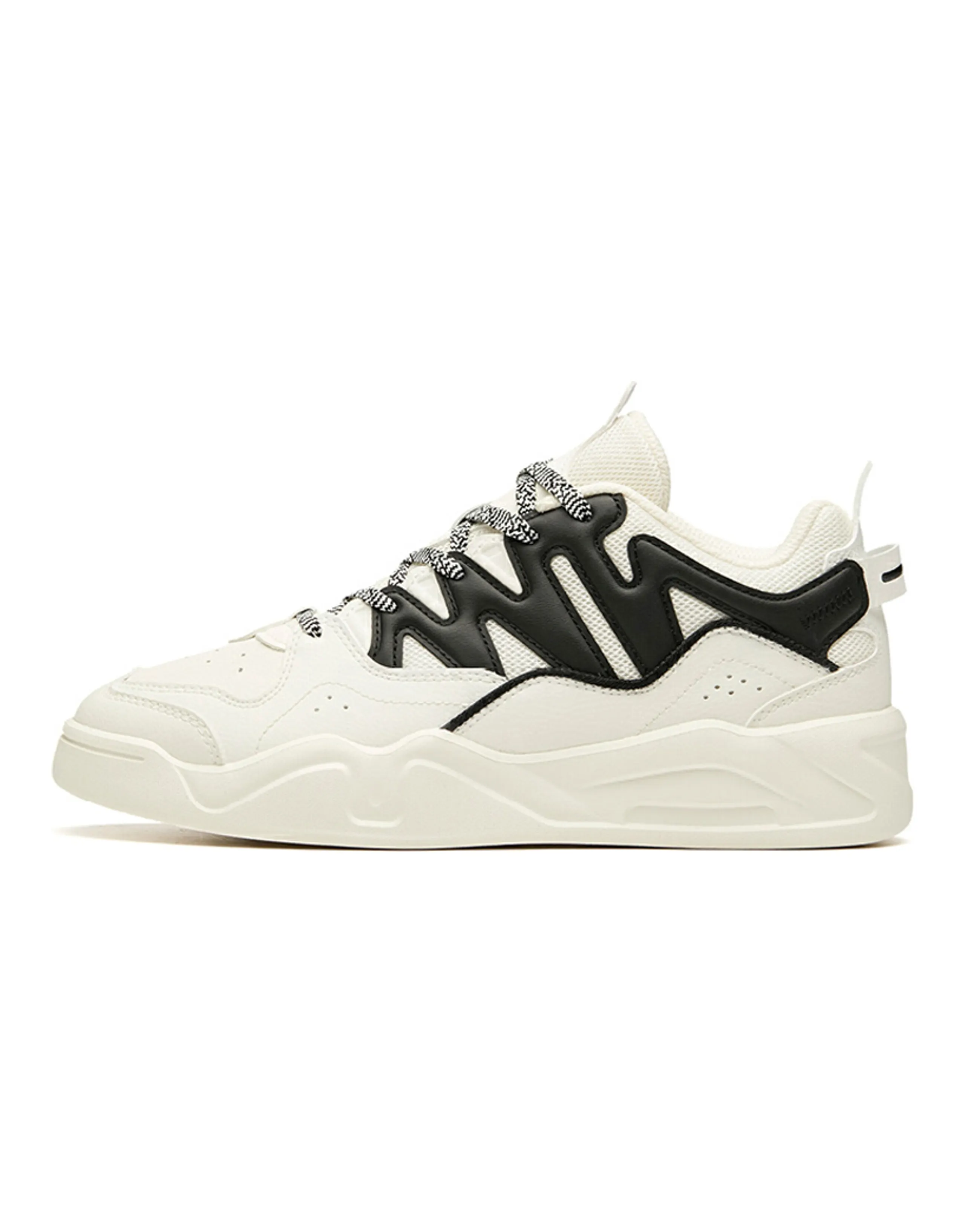 Anta Life Collection Skateboard Shoes Women's Black White