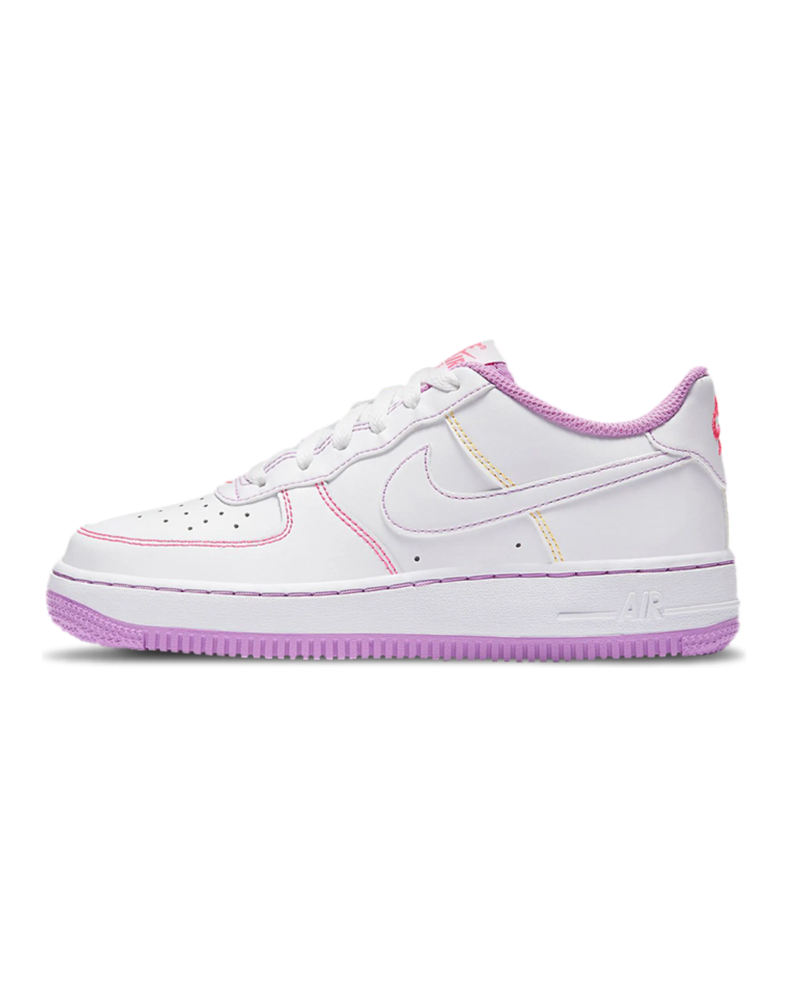 Nike Air Force 1 Low Contrast Stitch Fuchsia Glow GS