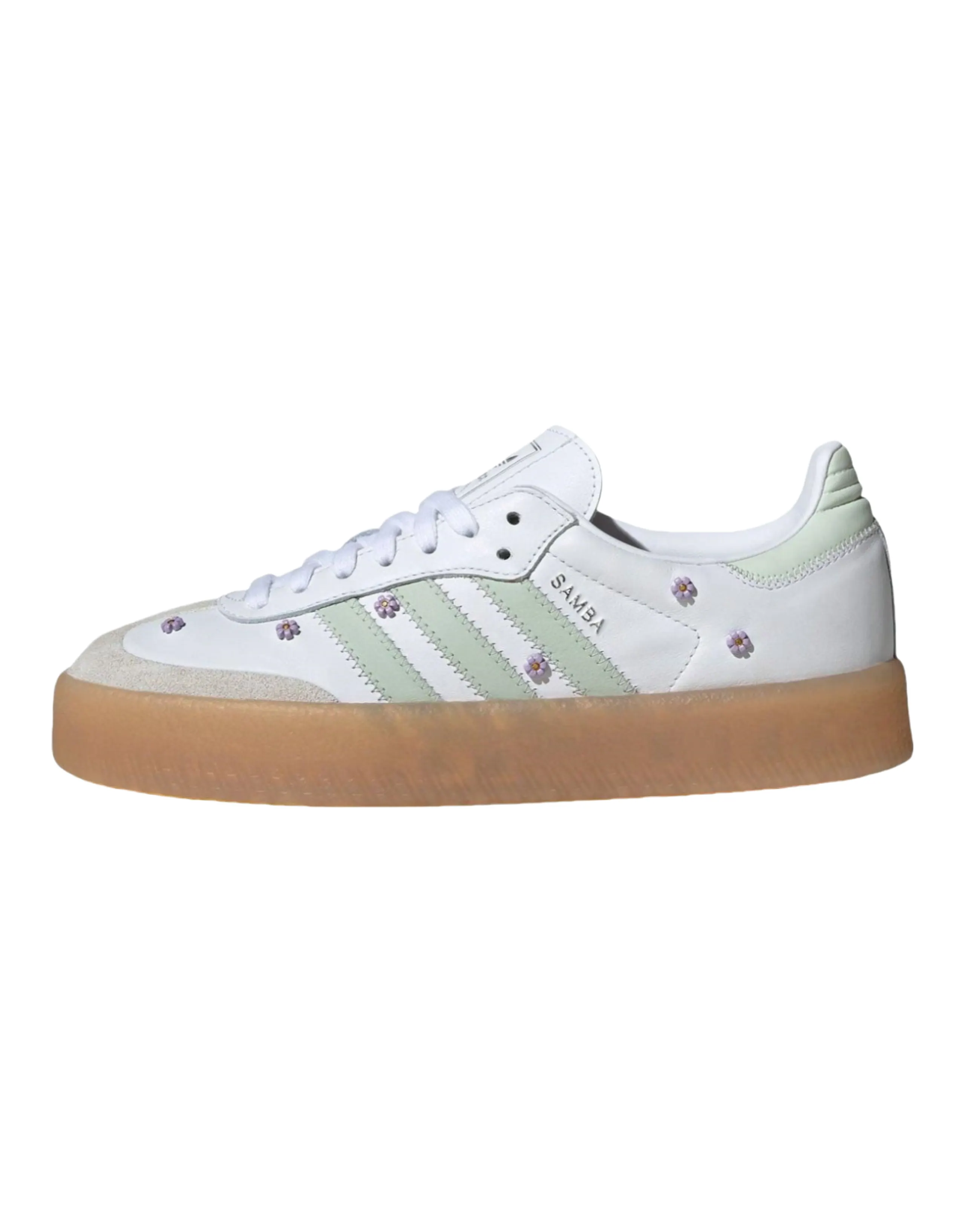 adidas originals SAMBAE Versatile Comfortable Wear-Resistant Low-Top Skate Shoes Women's Cloud White
