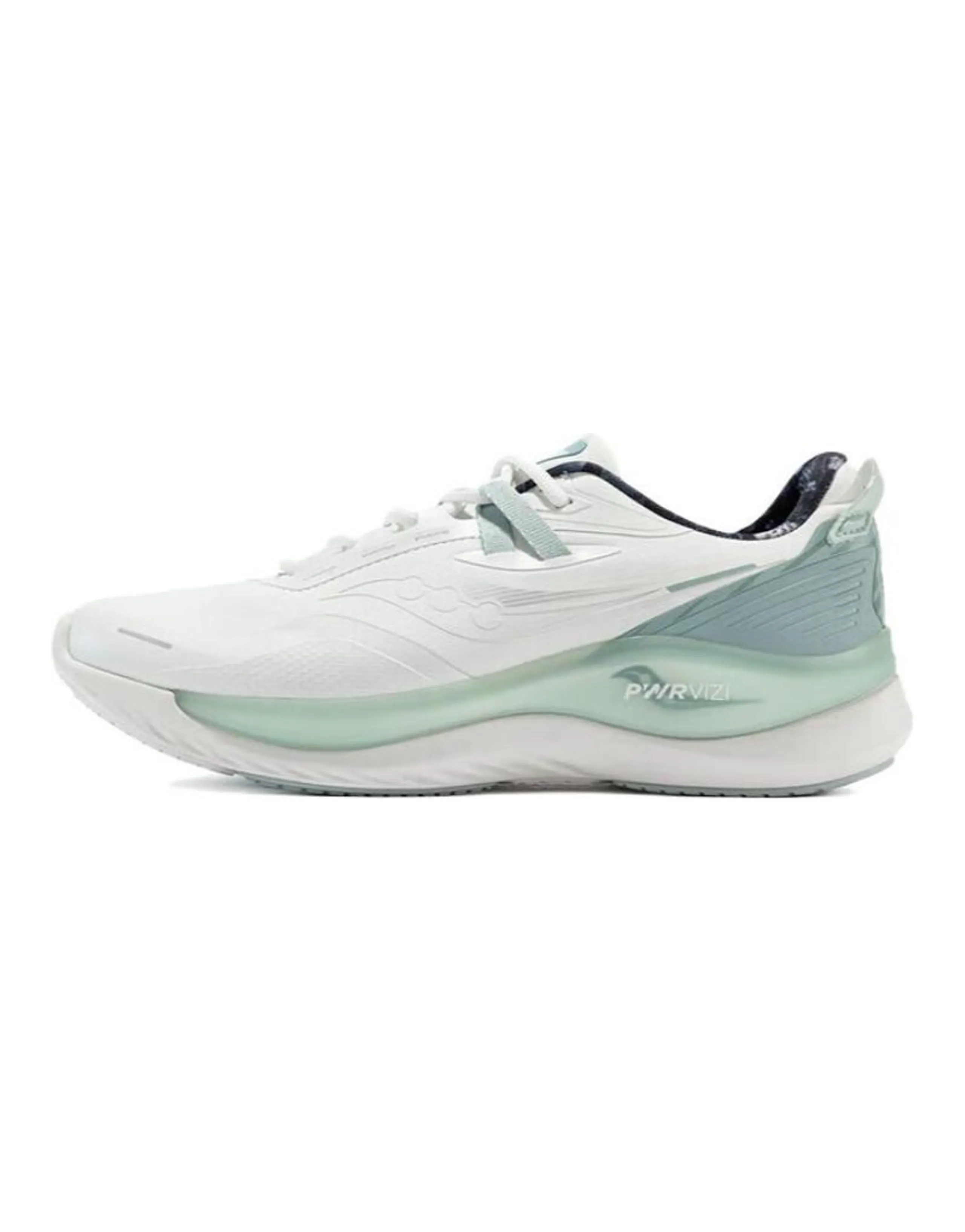 Saucony Phoenix Inferno 2 Cushioned Slip-Resistant Breathable Lightweight Low-Top Running Shoes Unisex White Blue