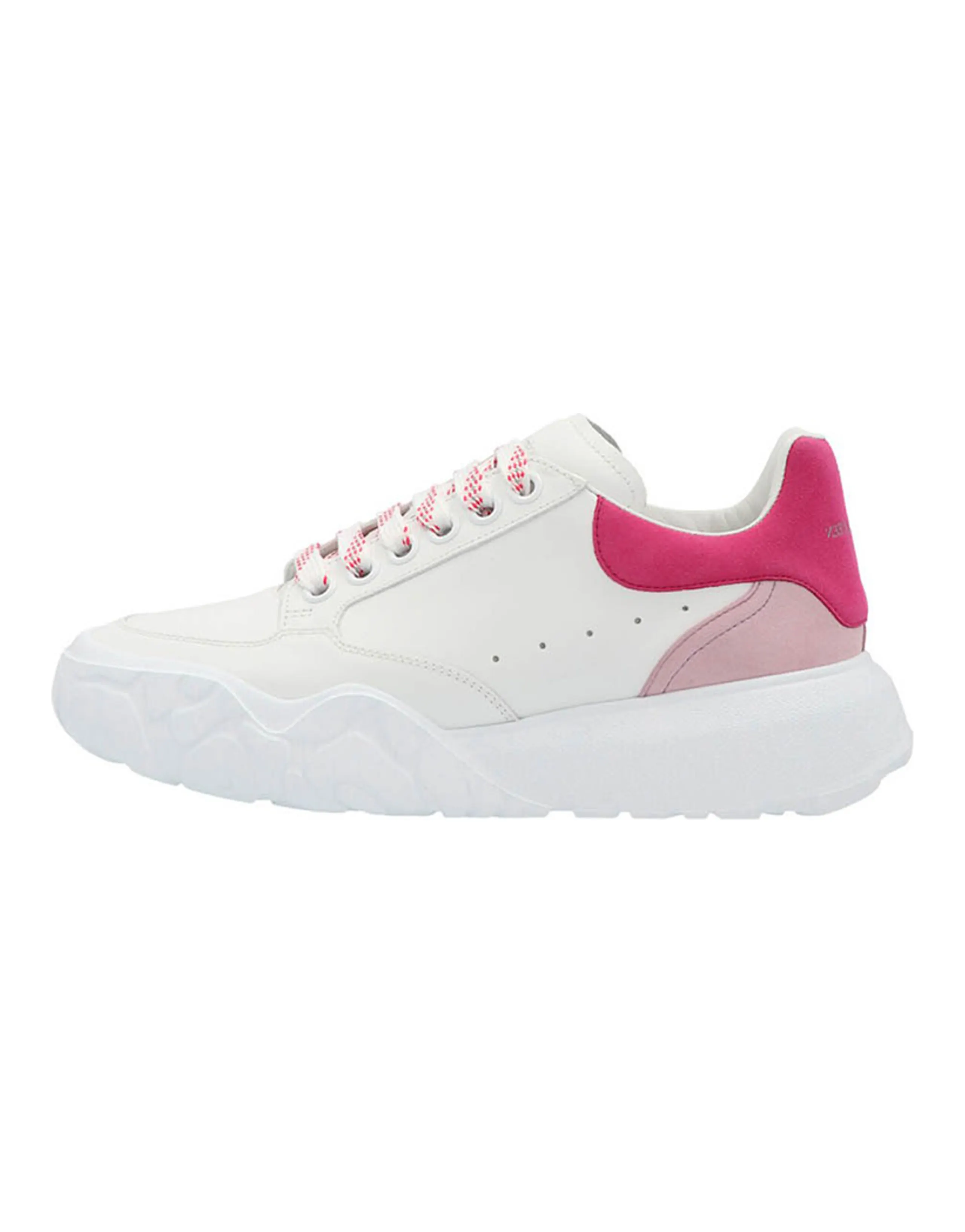 Alexander McQueen Court Casual Shoes Women's Low-Top White Red