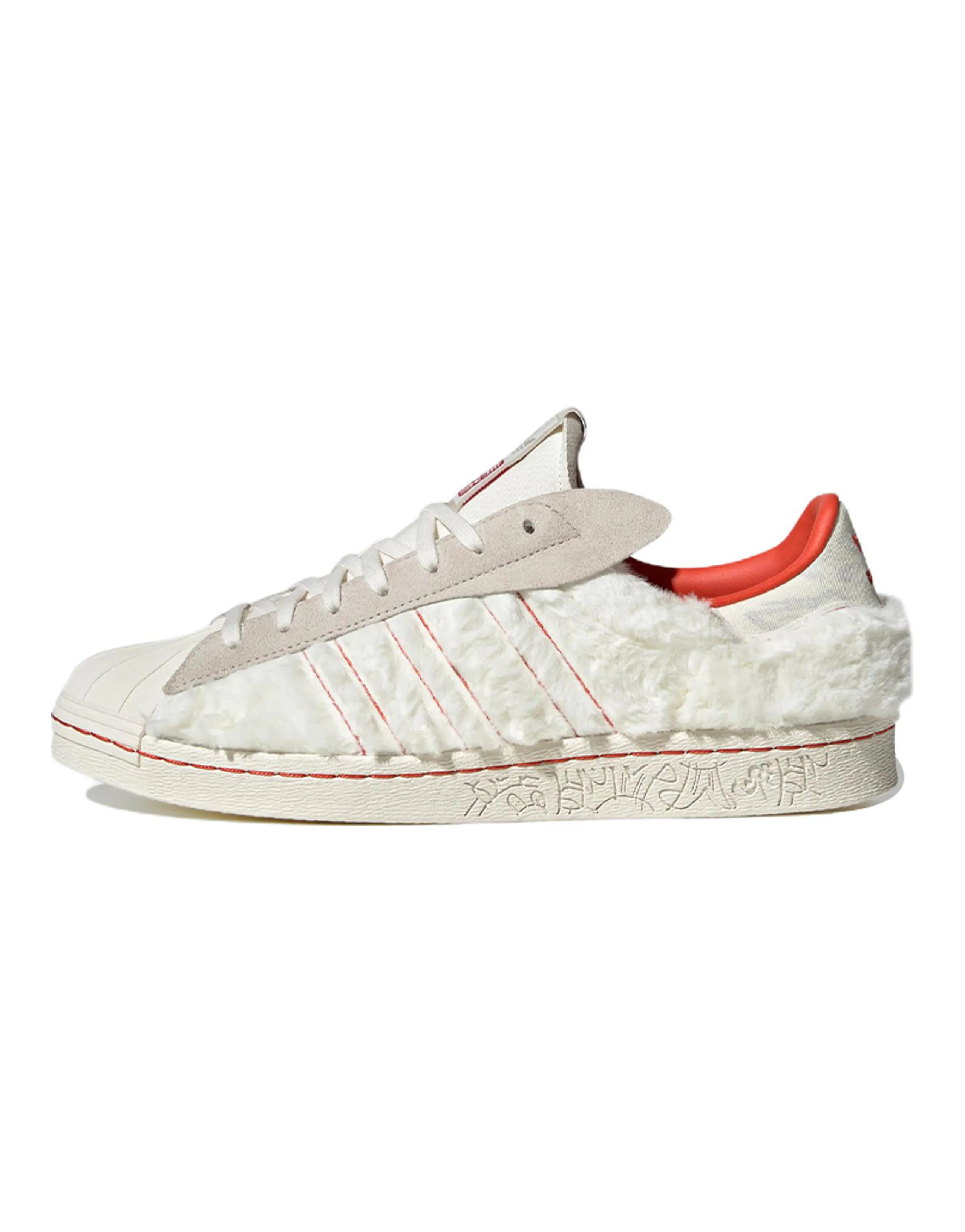 Adidas Originals Originals Superstar 80s X Han Meilin 'White Red'