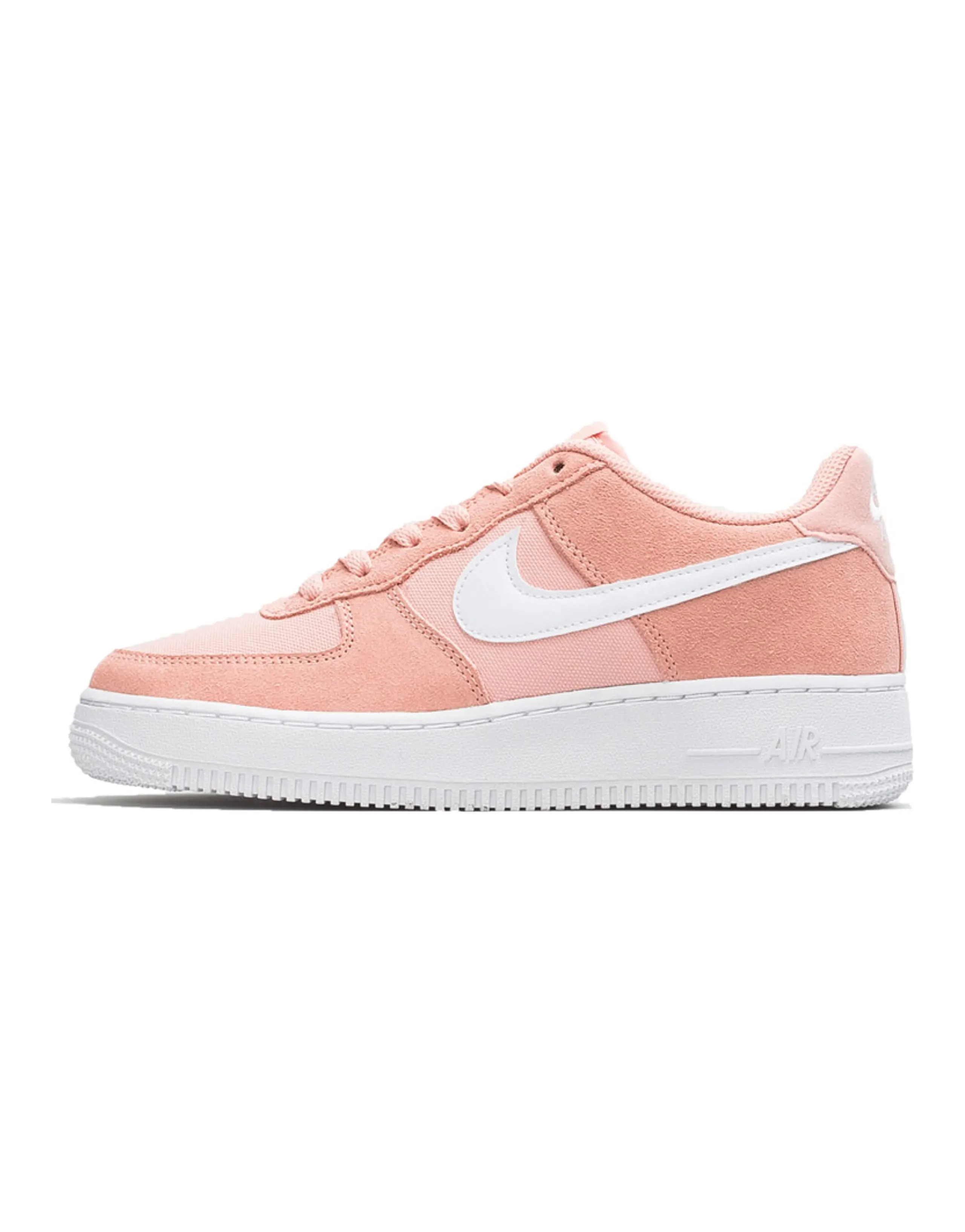 Nike Air Force 1 PE Coral Low-Top Skateboard Shoes GS Pink