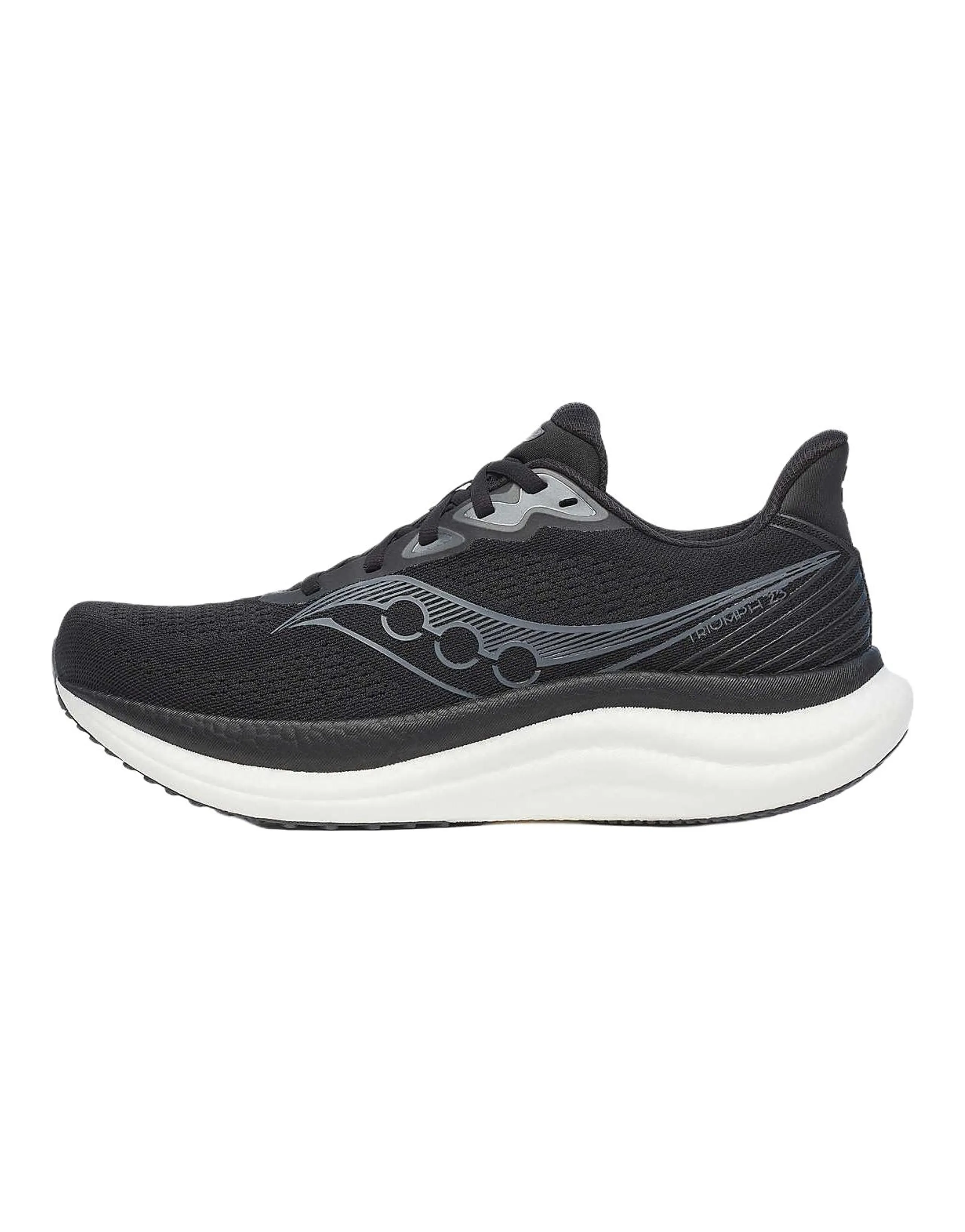 Saucony Triumph 23 Versatile Comfortable Breathable Casual Running Shoes Men's Black