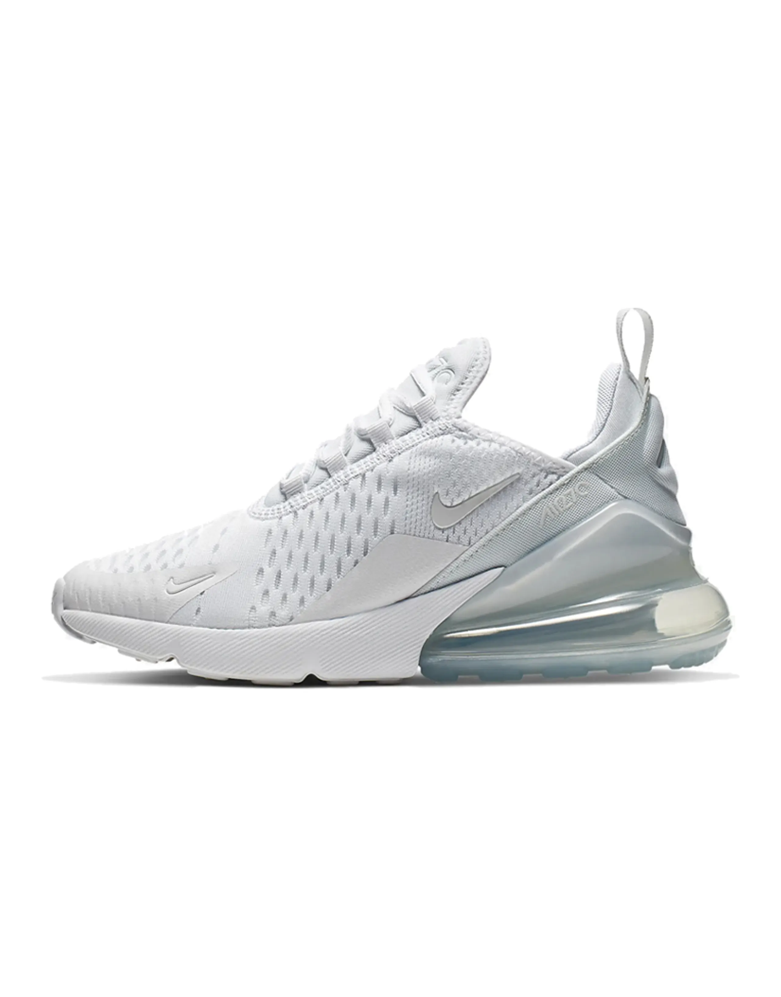 Nike Air Max 270 White Metallic Silver GS