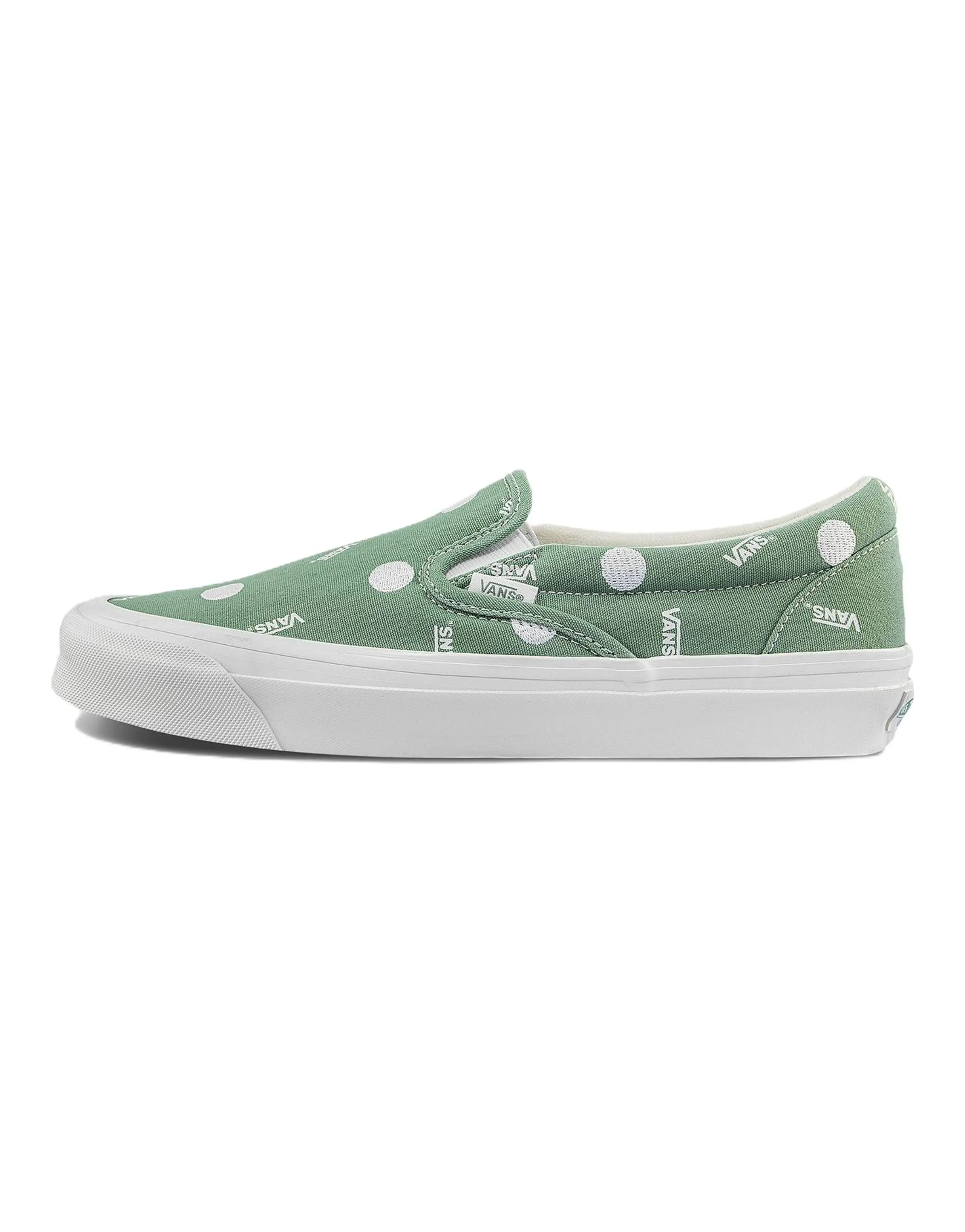 Vans Og Classic Slip On Lx 'Polka Dot   Green'