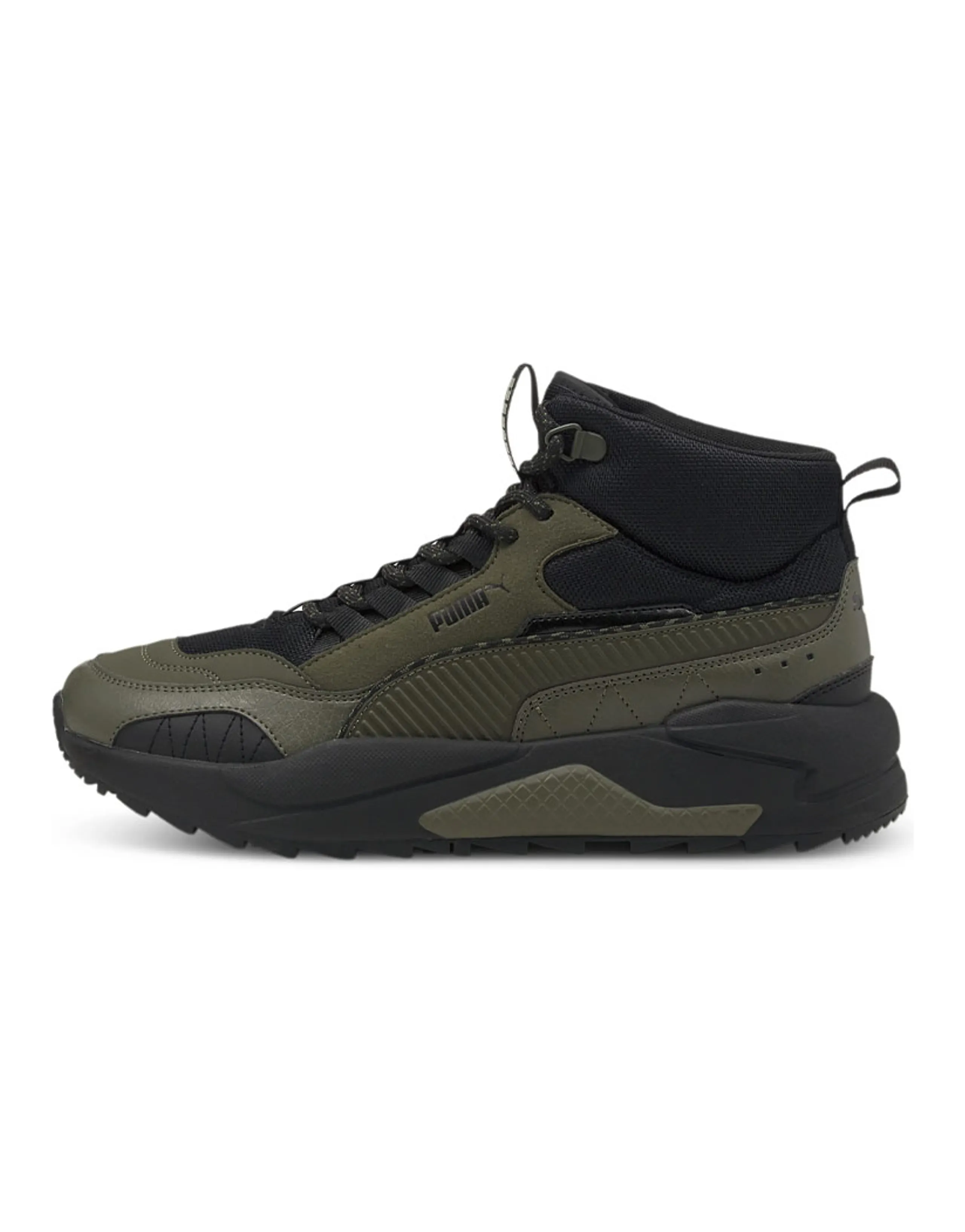 PUMA X Ray 2 Square Mid Wtr Running Shoes Unisex Green/Black