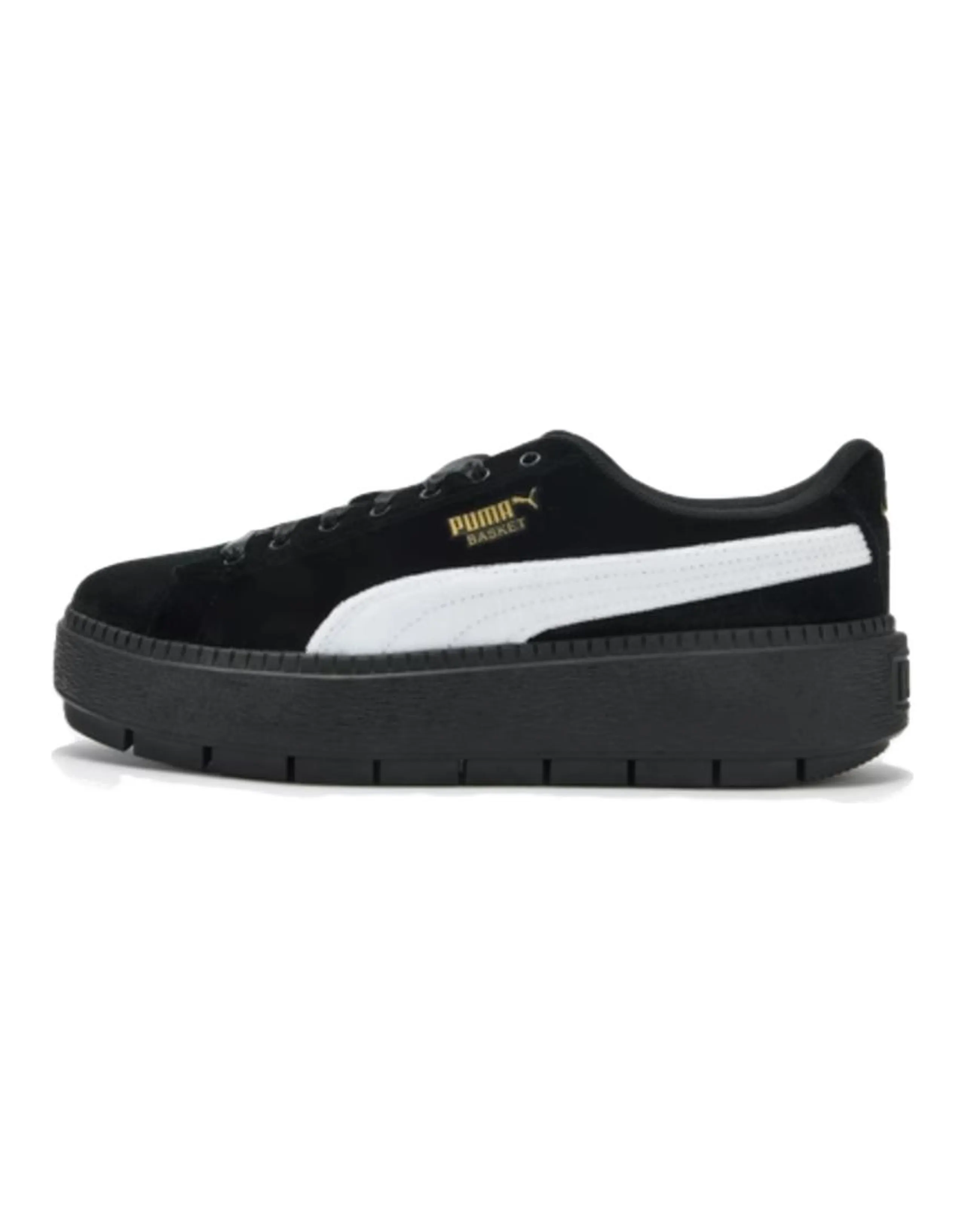 PUMA Platform Comfortable Versatile Wear-Resistant Low-Top Casual Shoes Women's Black