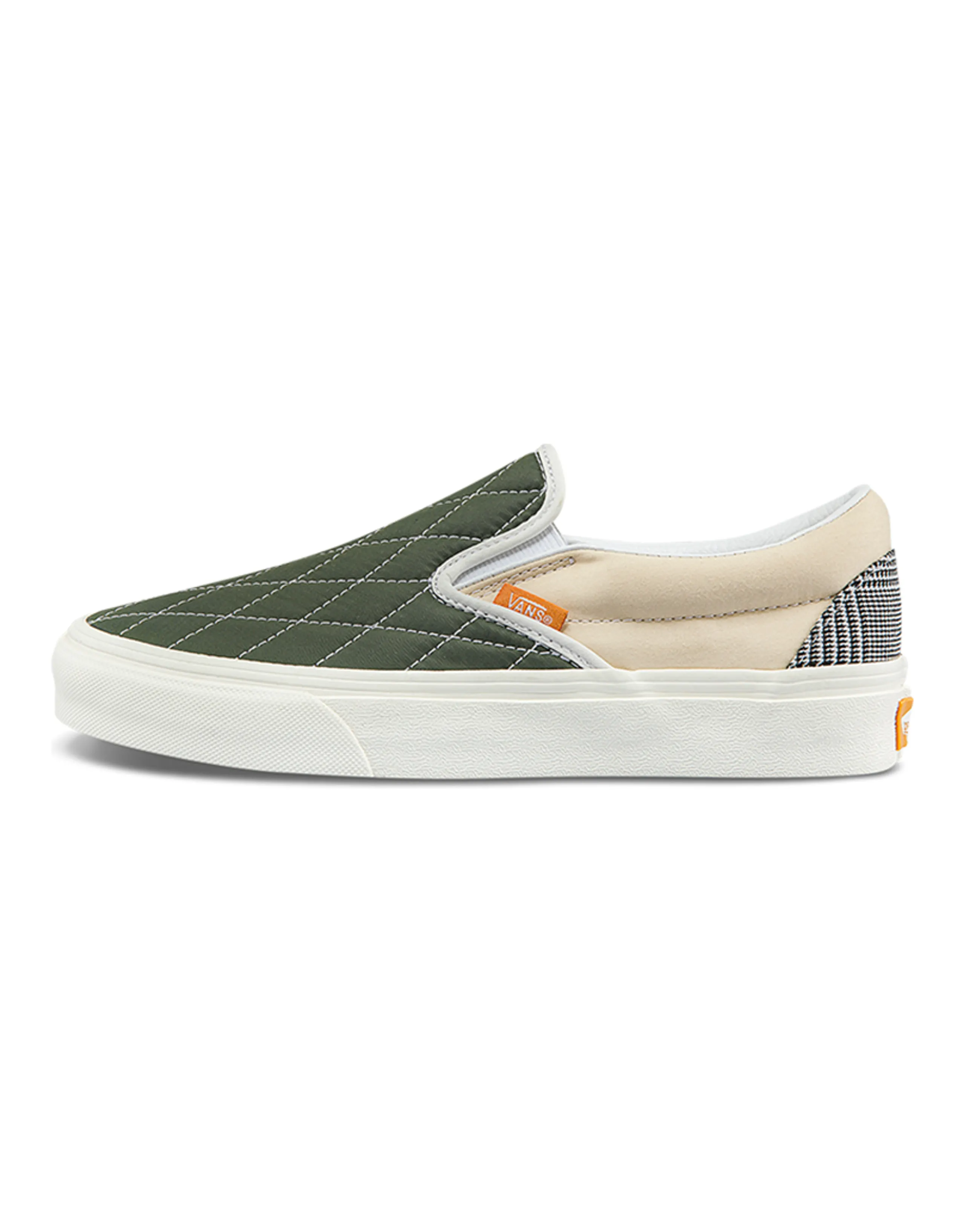 Vans Unisex Slip On Sneakers Multi color 'Green Light Gray'
