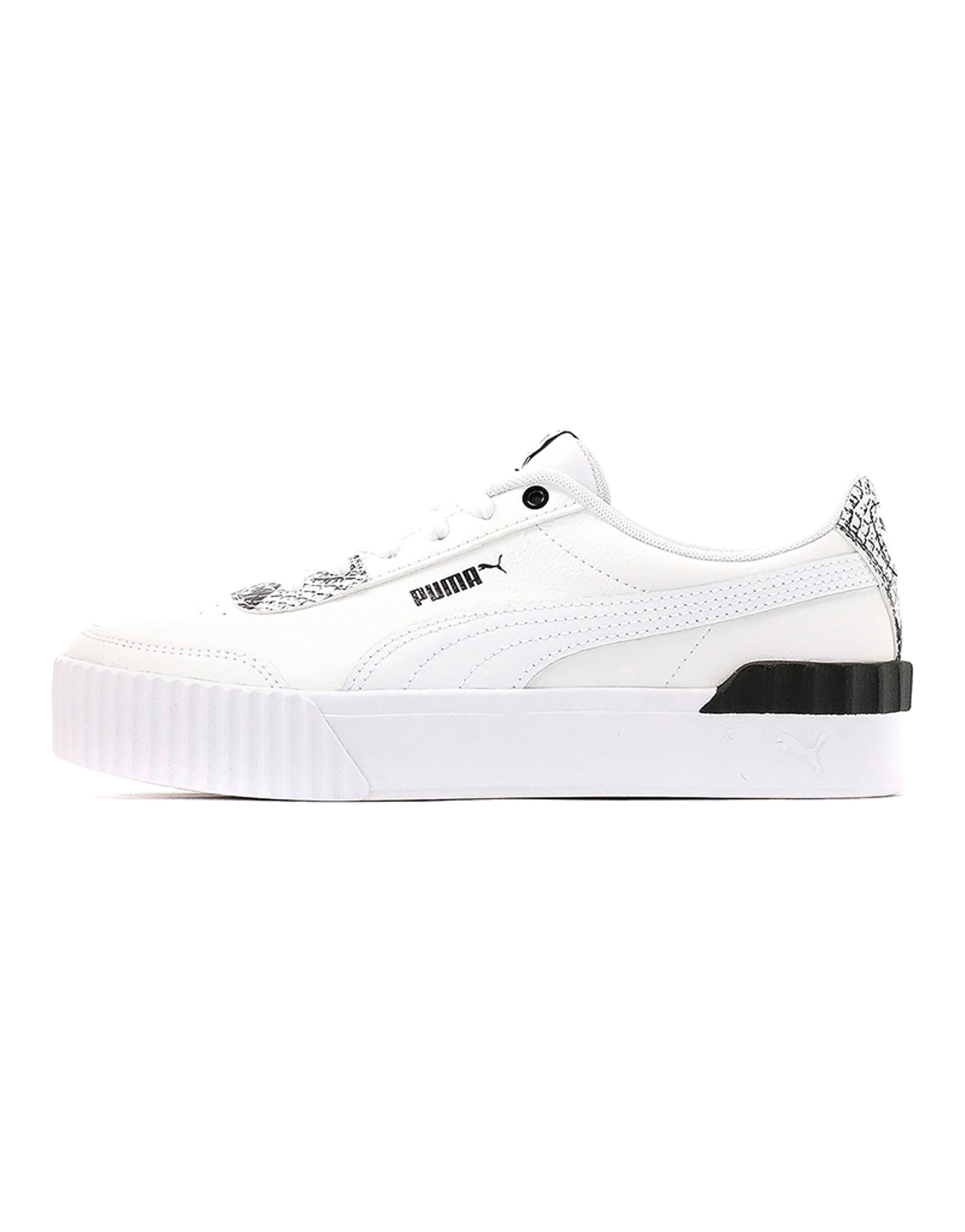 PUMA Carina Lift Casual Shoes For White/Black Women's