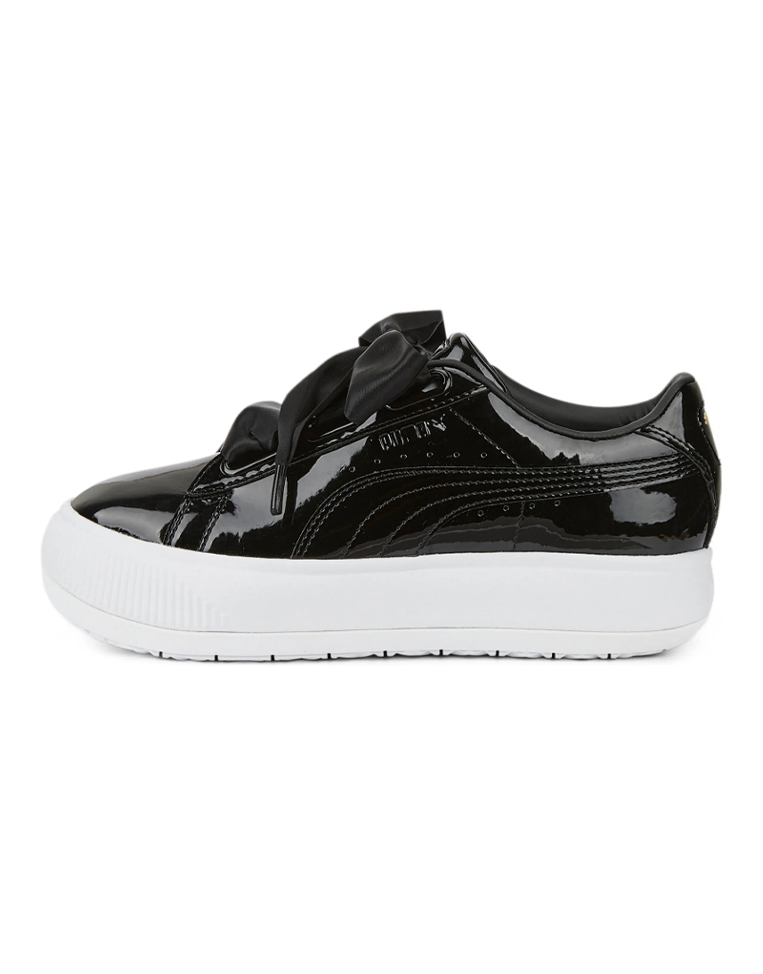 PUMA Suede Mayu Heart Patent 'Black White' Women's