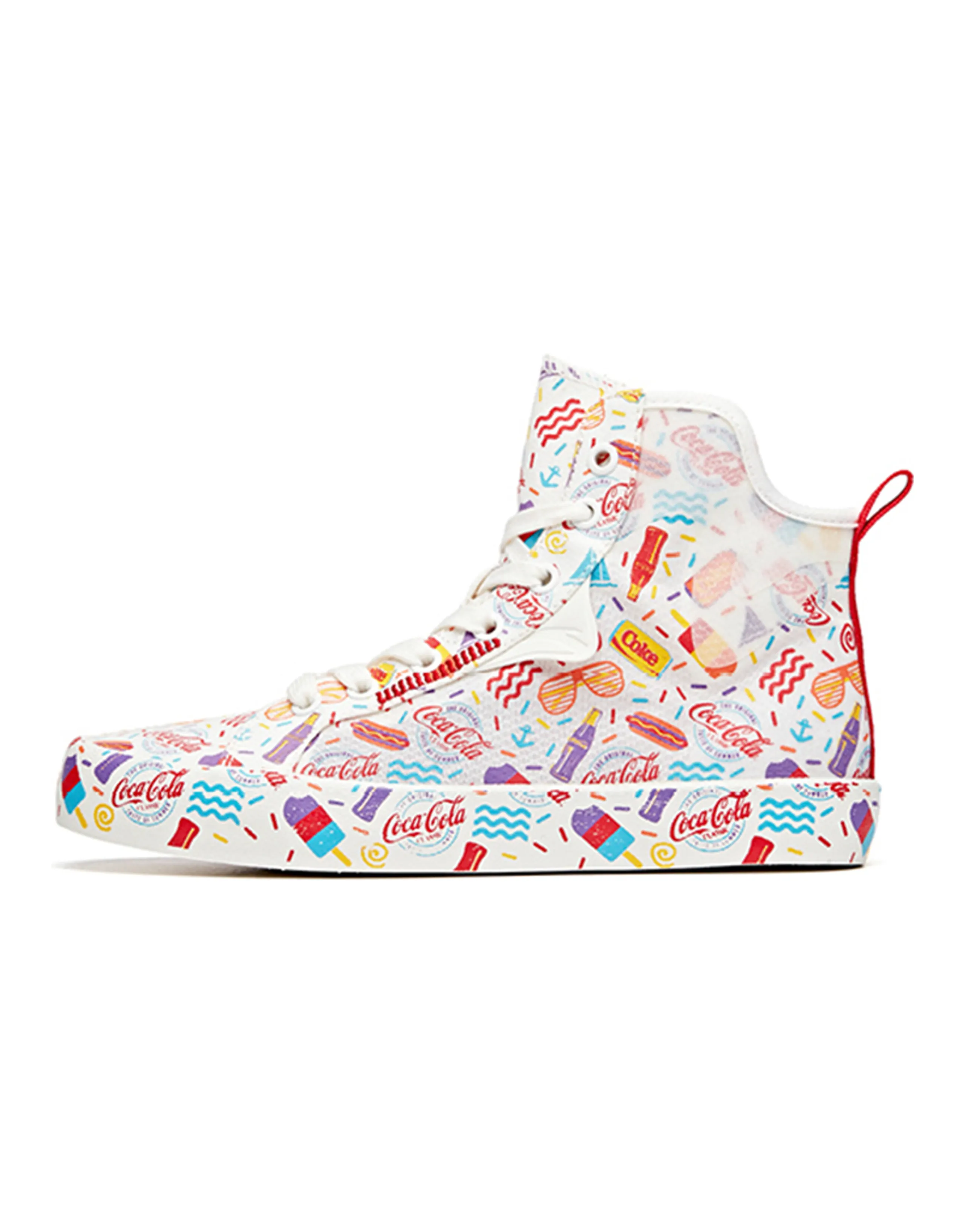 ANTA X Coca Cola Canvas 'White Multi Color' Women's