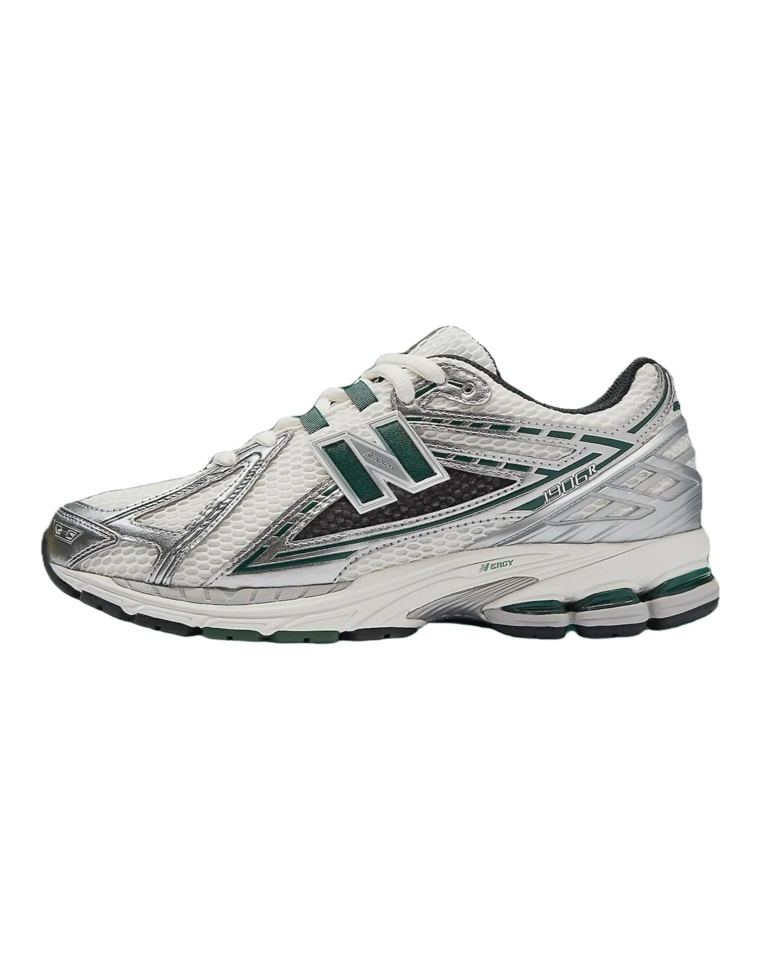 New Balance 1906R Silver Metallic Nightwatch Green