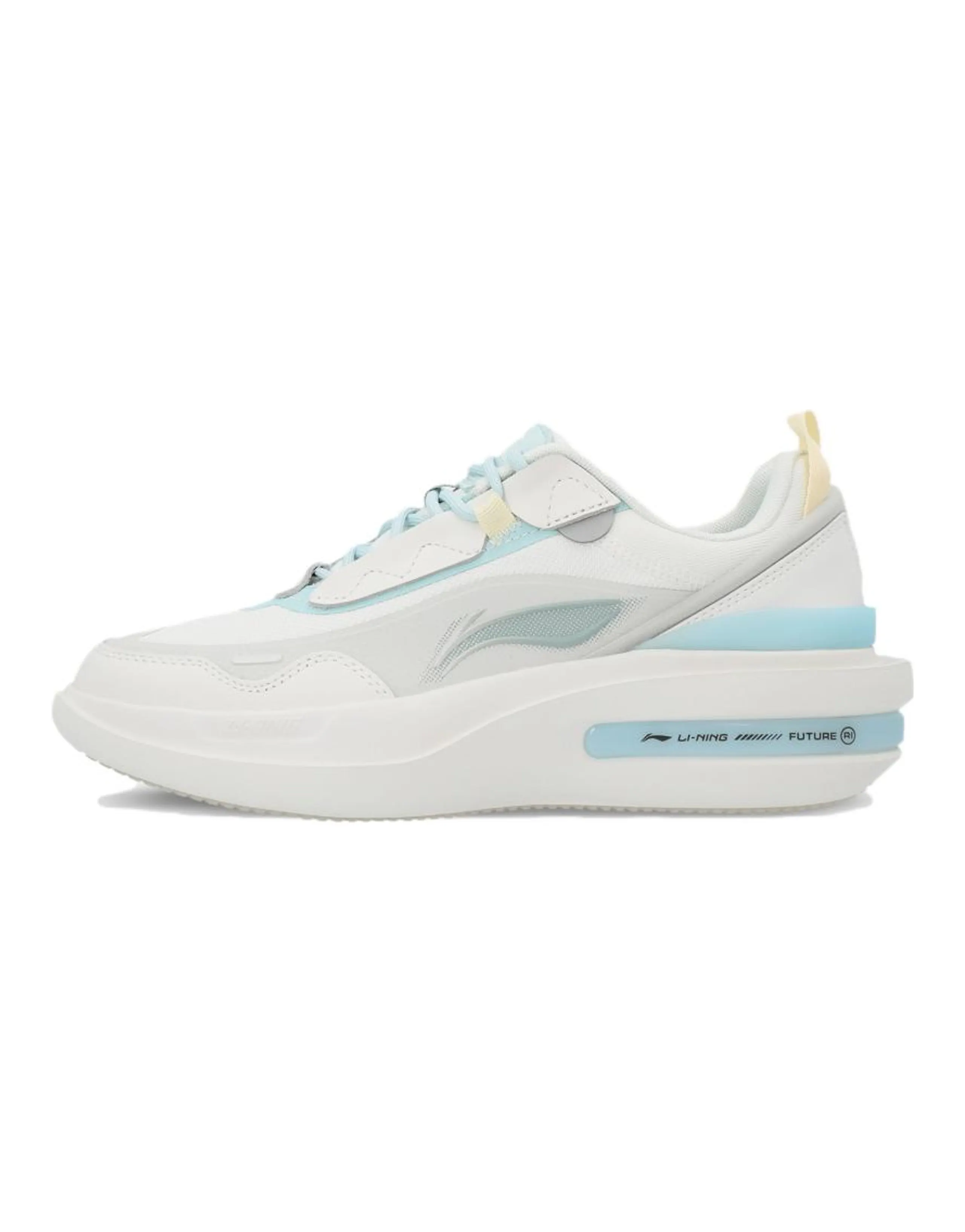 LiNing Future R1 Durable Breathable Low-Top Skateboard Shoes Women's White Blue